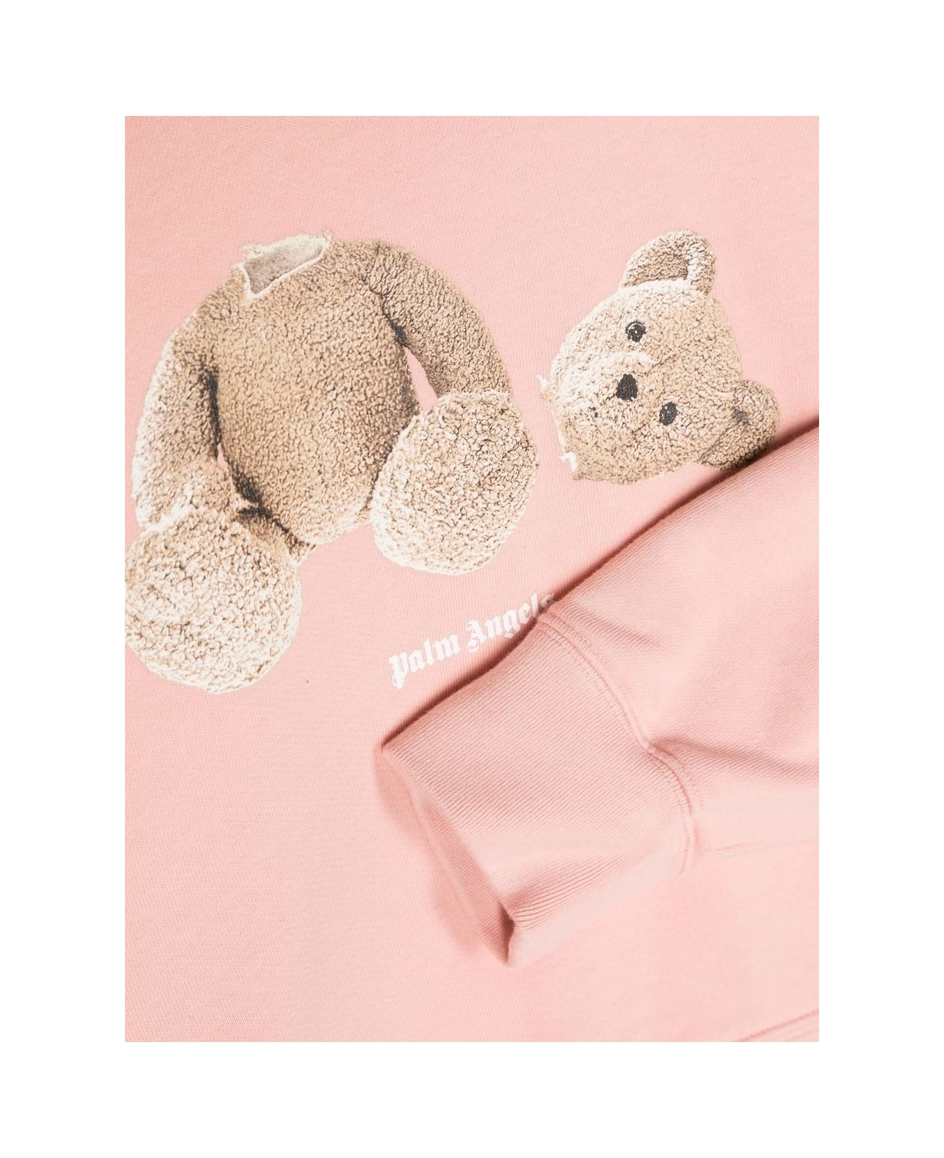 Palm Angels Pink Bear Crew Neck Sweatshirt - Pink ニットウェア＆スウェットシャツ