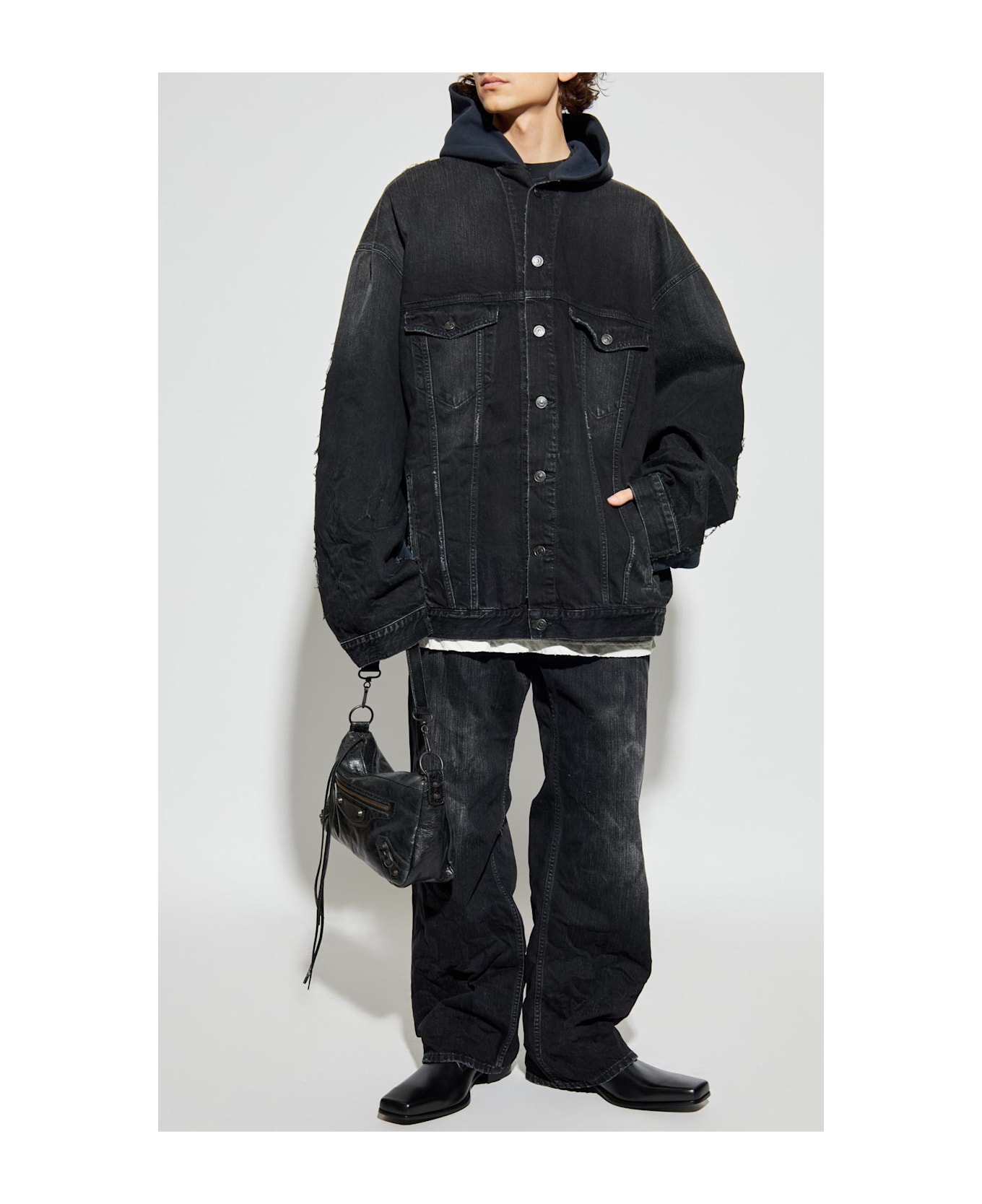 Balenciaga Jeans With 
vintage
 Effect - Black