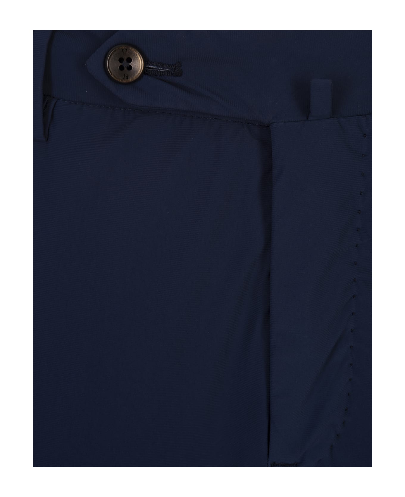 PT Torino Blue Kinetic Fabric Classic Trousers - Blue