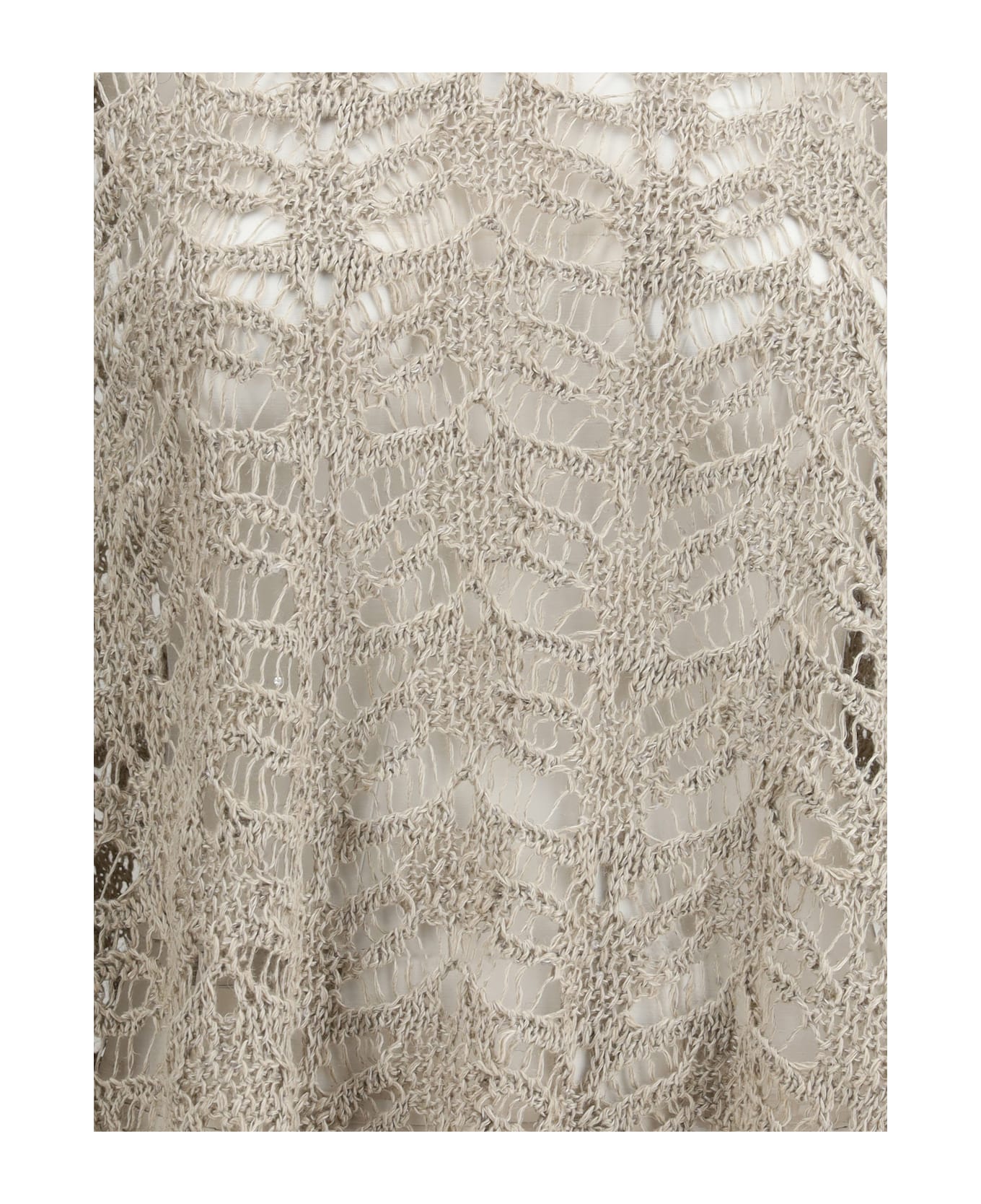 Brunello Cucinelli Crocheted Poncho