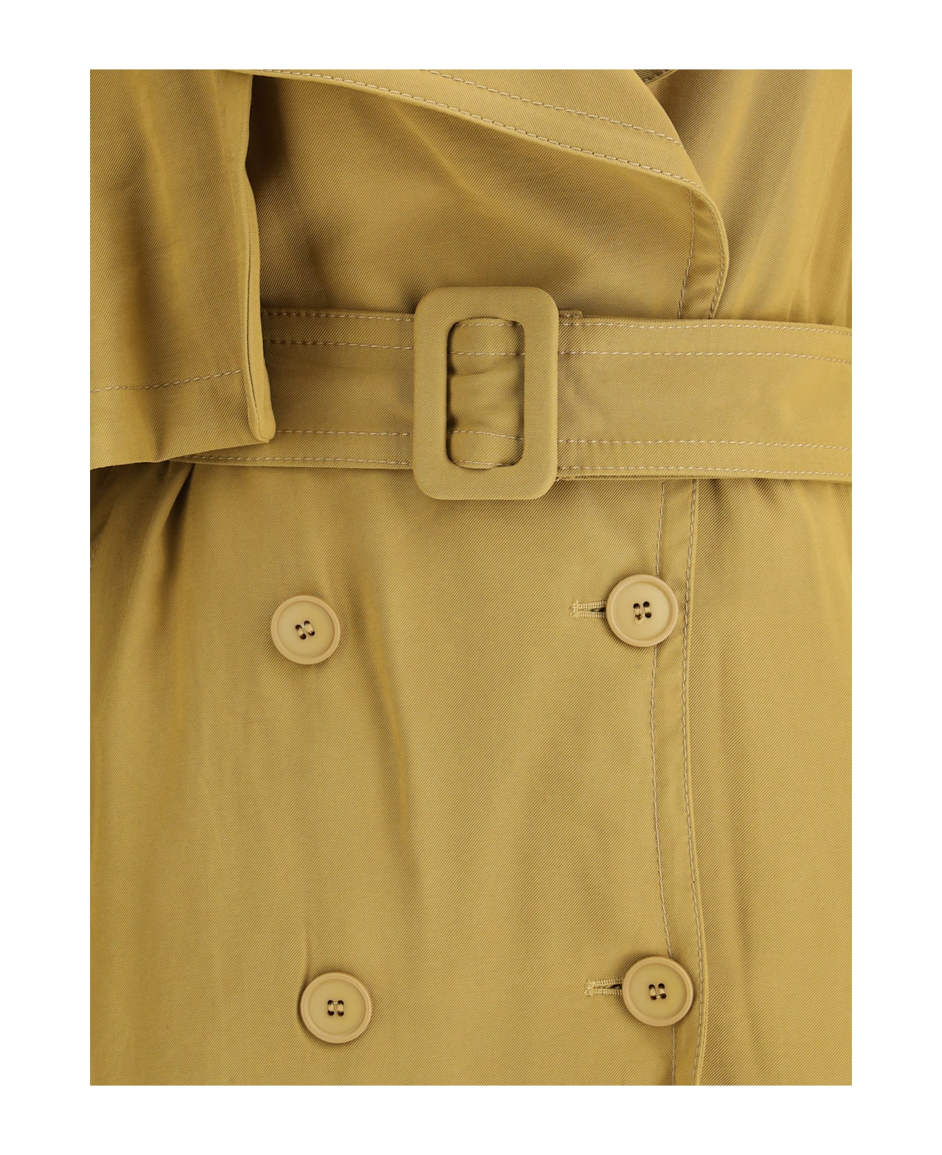 The Andamane Double-breasted Short Trench Coat