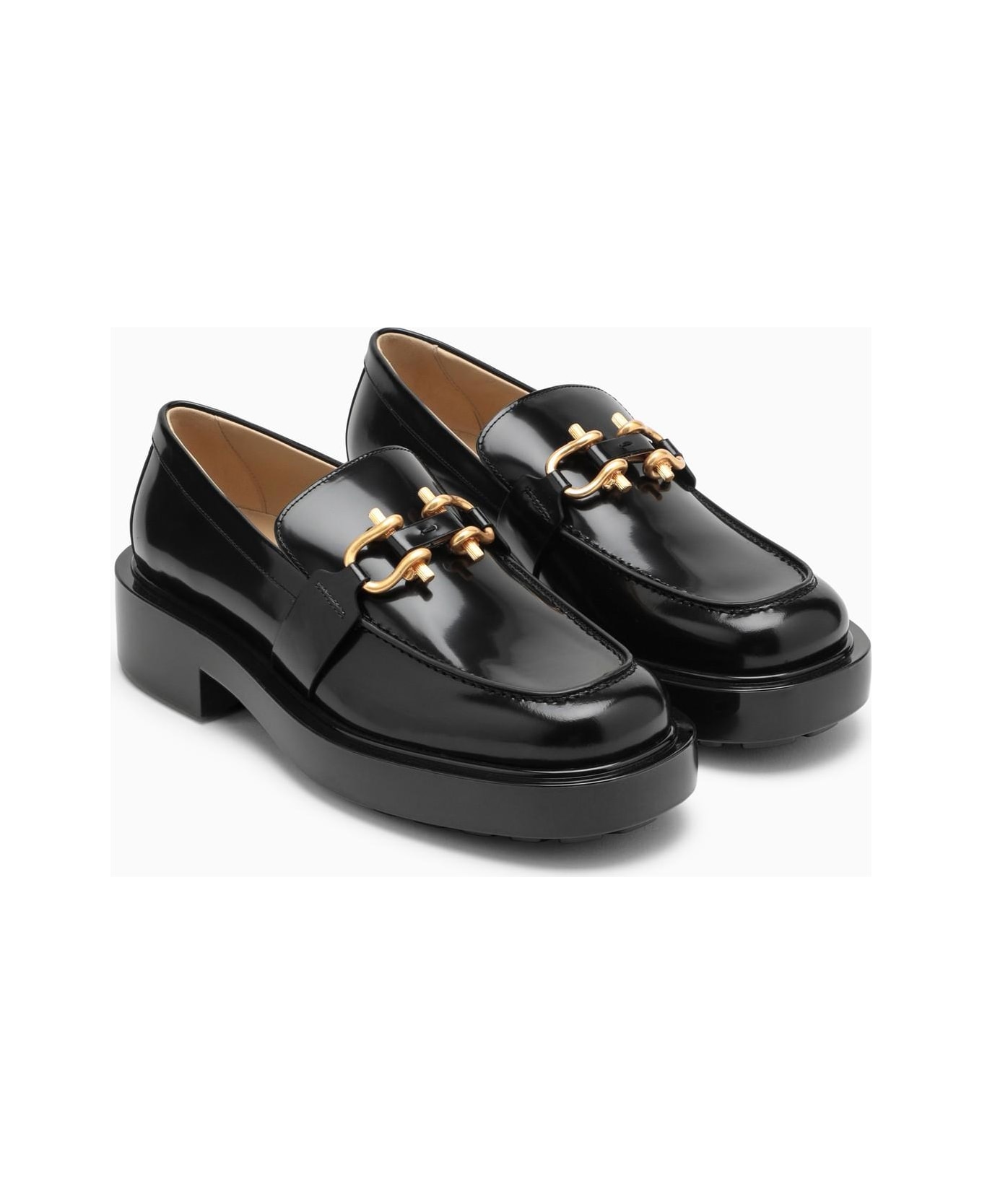 Bottega Veneta Leather Loafer - Black