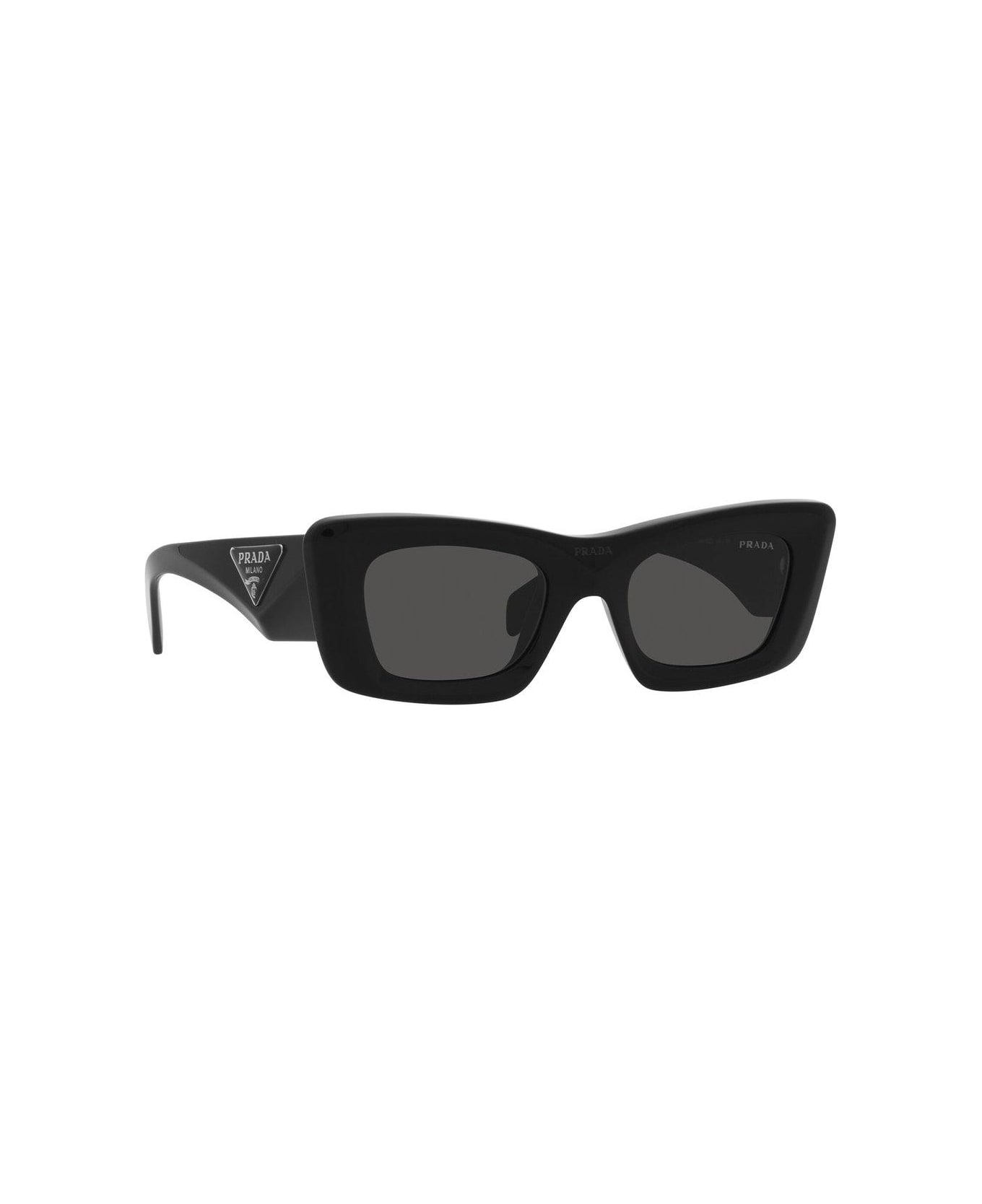 Prada Eyewear Cat-eye Frame Sunglasses Sunglasses - 1AB5S0 BLACK