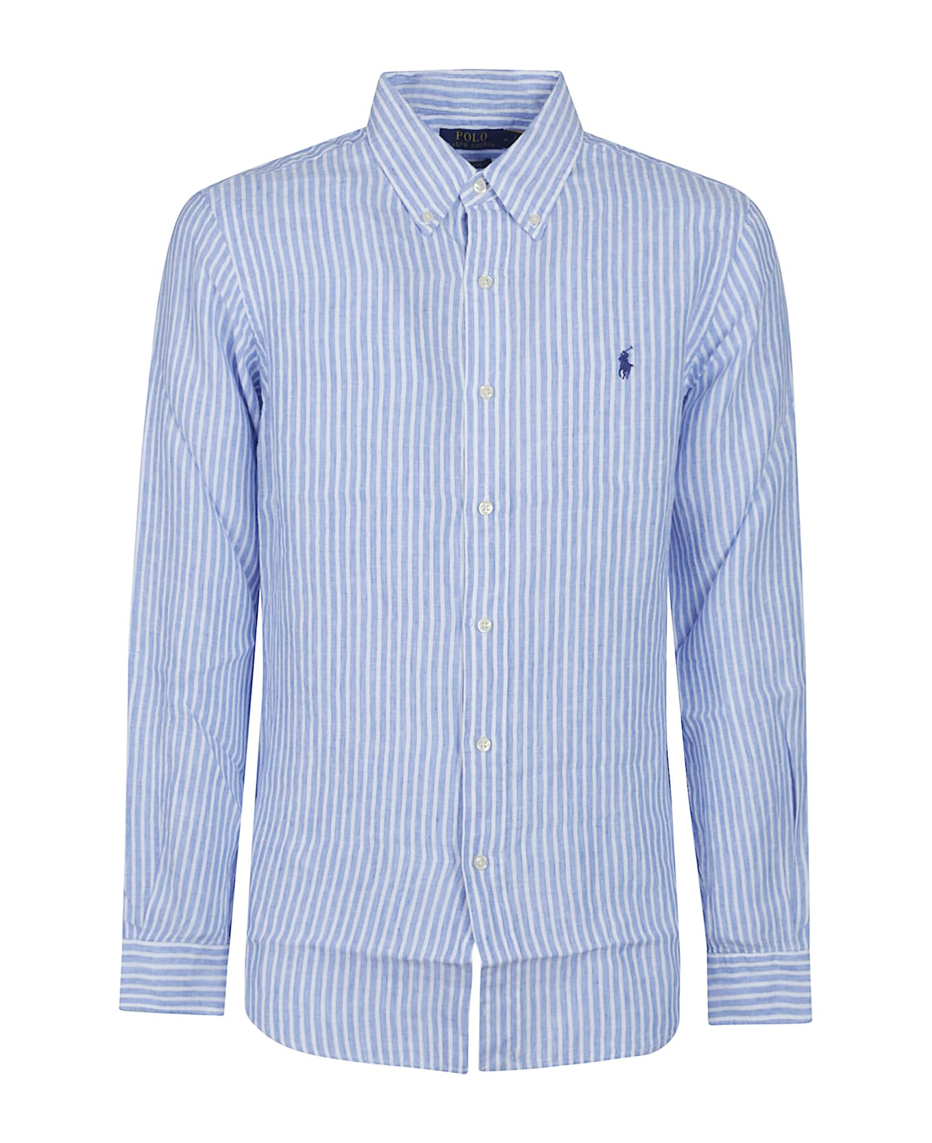Polo Ralph Lauren Long Sleeve Sport Shirt - Blue/white