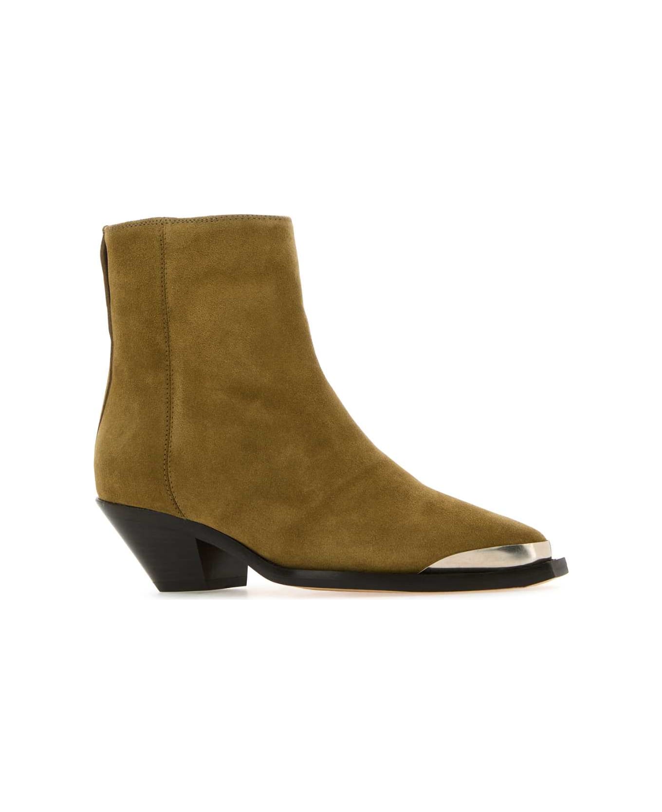 Isabel Marant Adnae Ankle Boots - TAUPE ブーツ