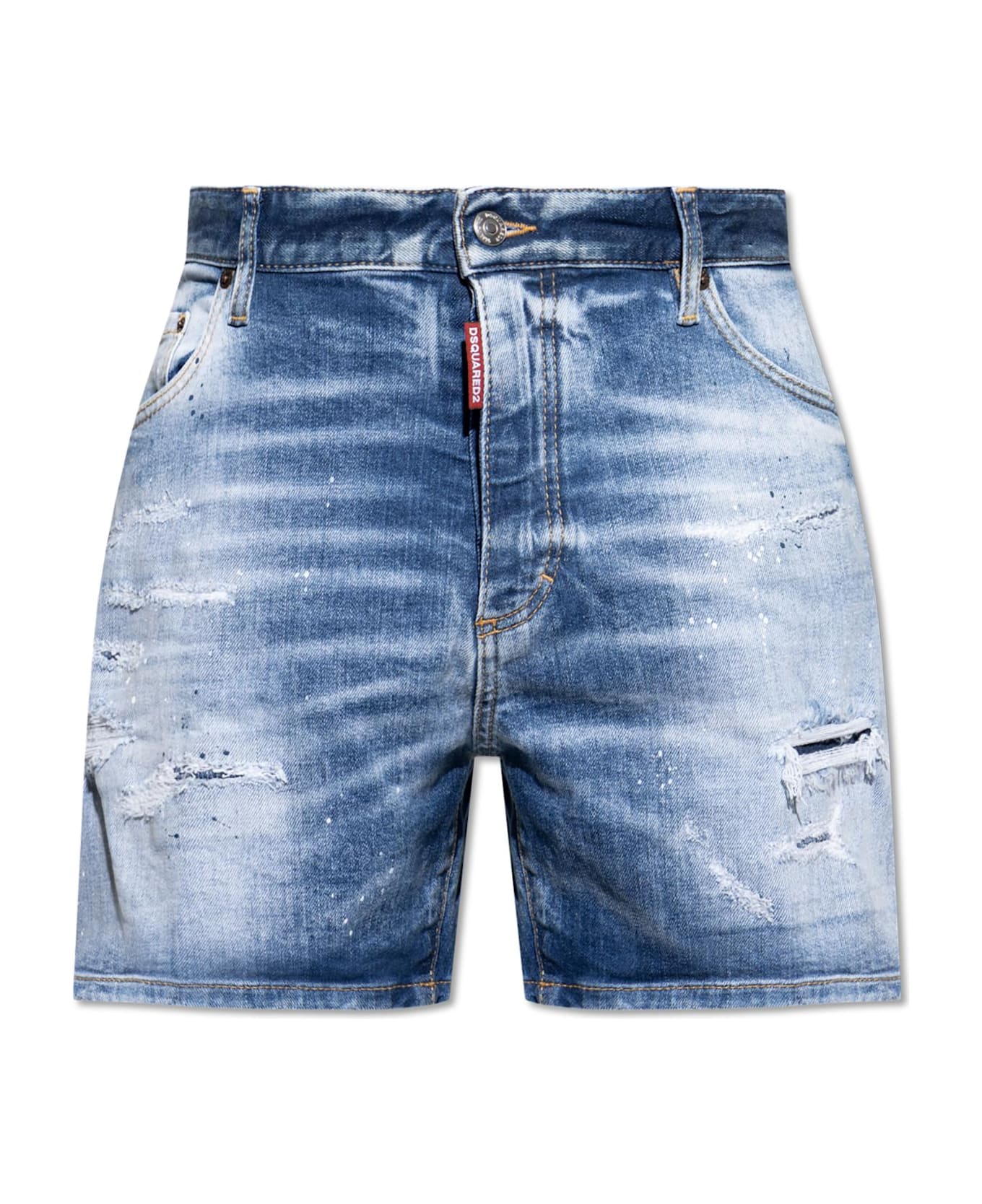 Dsquared2 Denim Shorts - BLUE
