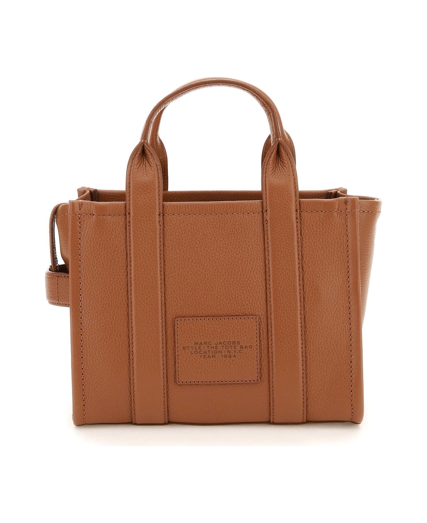 Marc Jacobs The Leather Small Tote Bag - Brown トートバッグ
