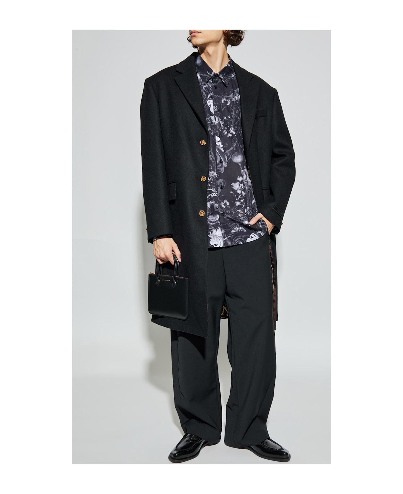 Versace Jeans Couture Patterned Shirt - black