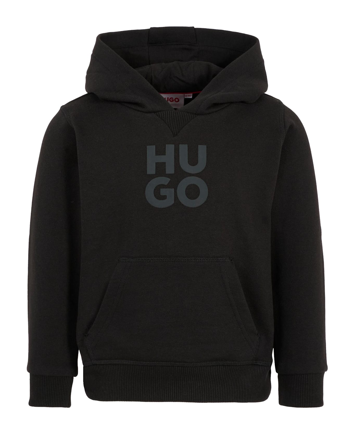 Hugo Boss Black Sweatshirt For Boy With Logo - Black