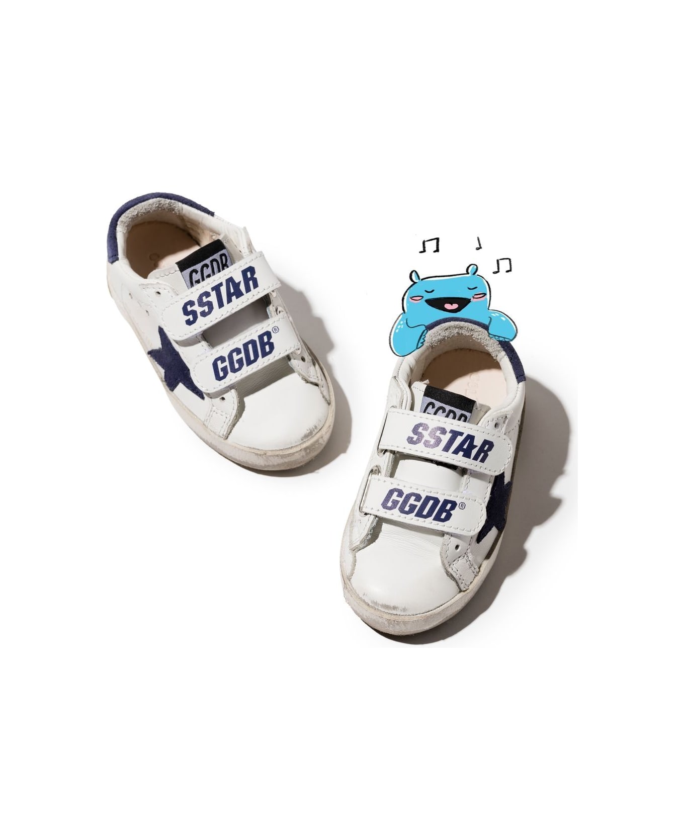 Golden Goose Kids Old School Sneakers - White