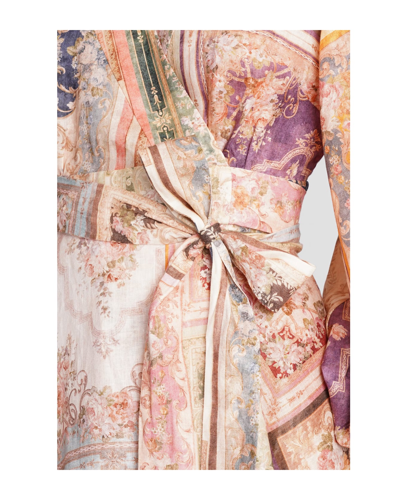 Zimmermann August Wrap Dress - Patch Floral