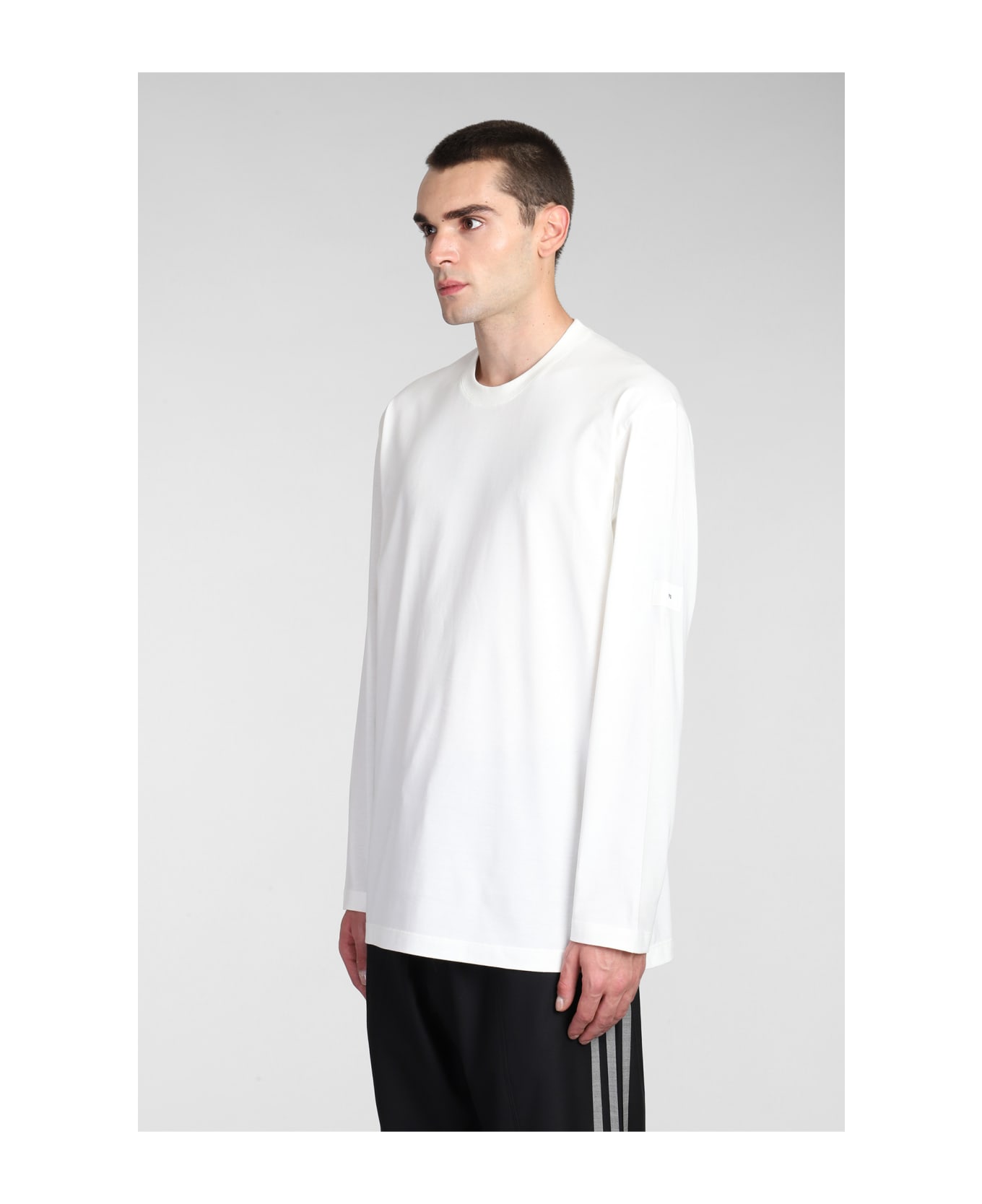 Y-3 T-shirt In White Cotton - White
