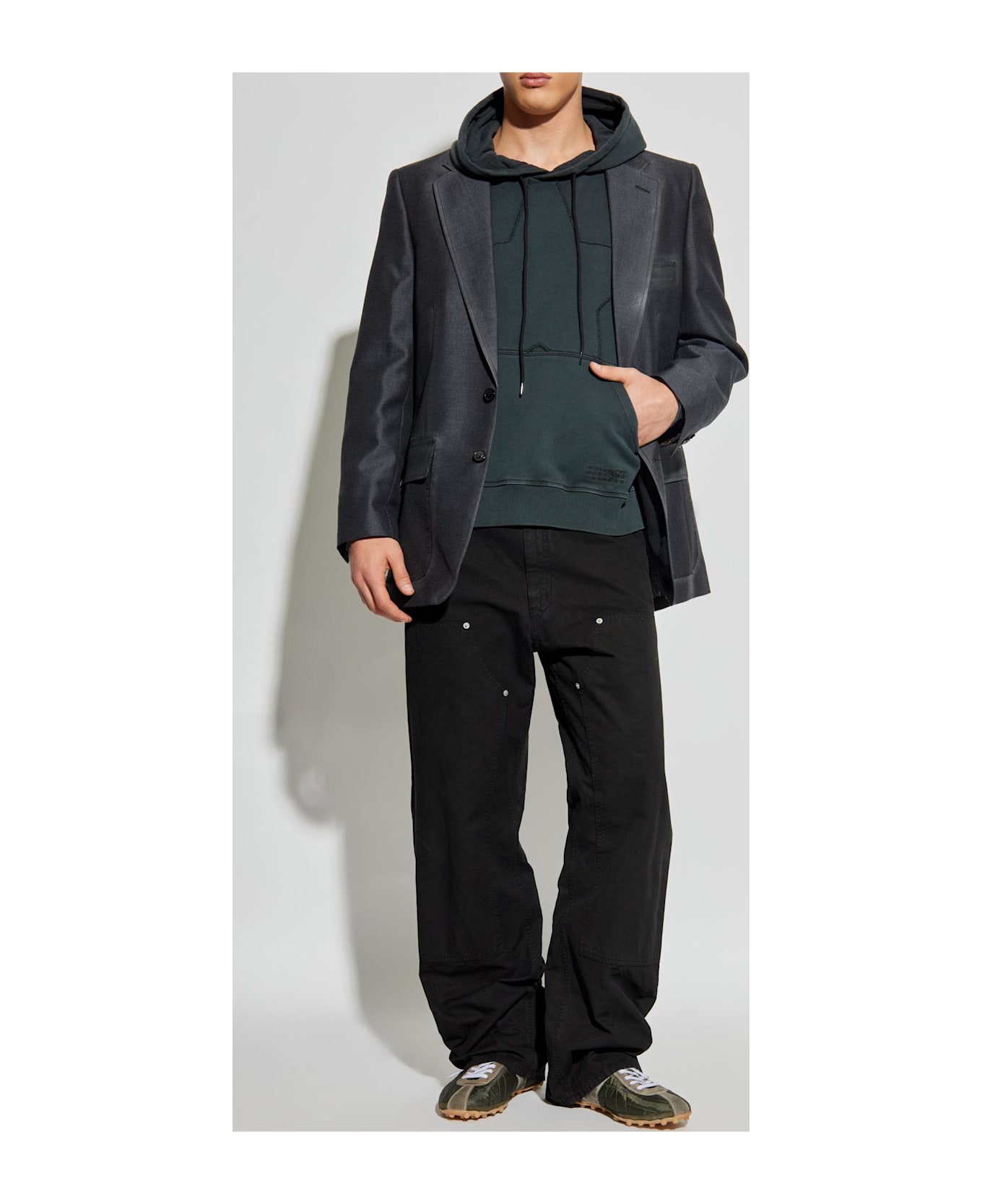 MM6 Maison Margiela Hoodie - Washed Black