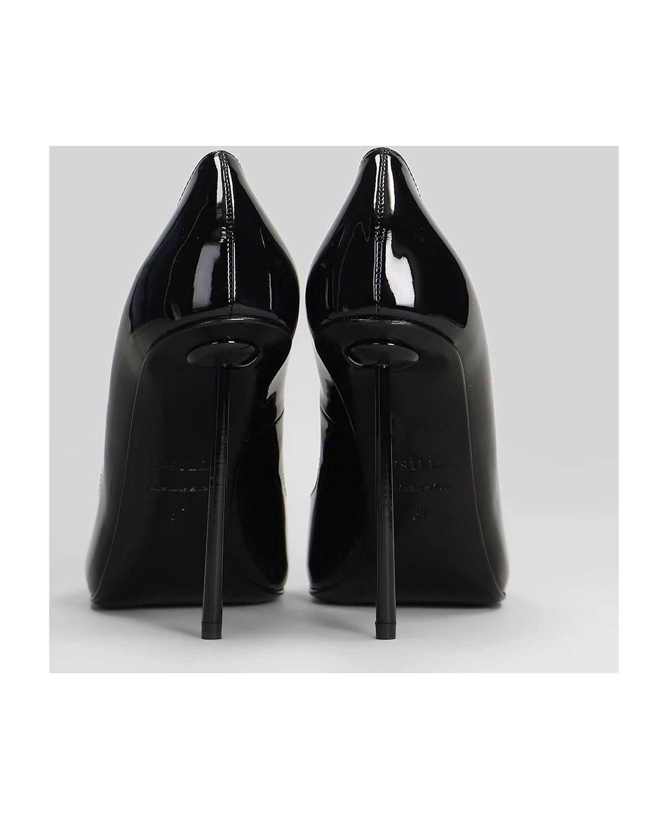 Le Silla Amelia Pumps In Black Patent Leather - black
