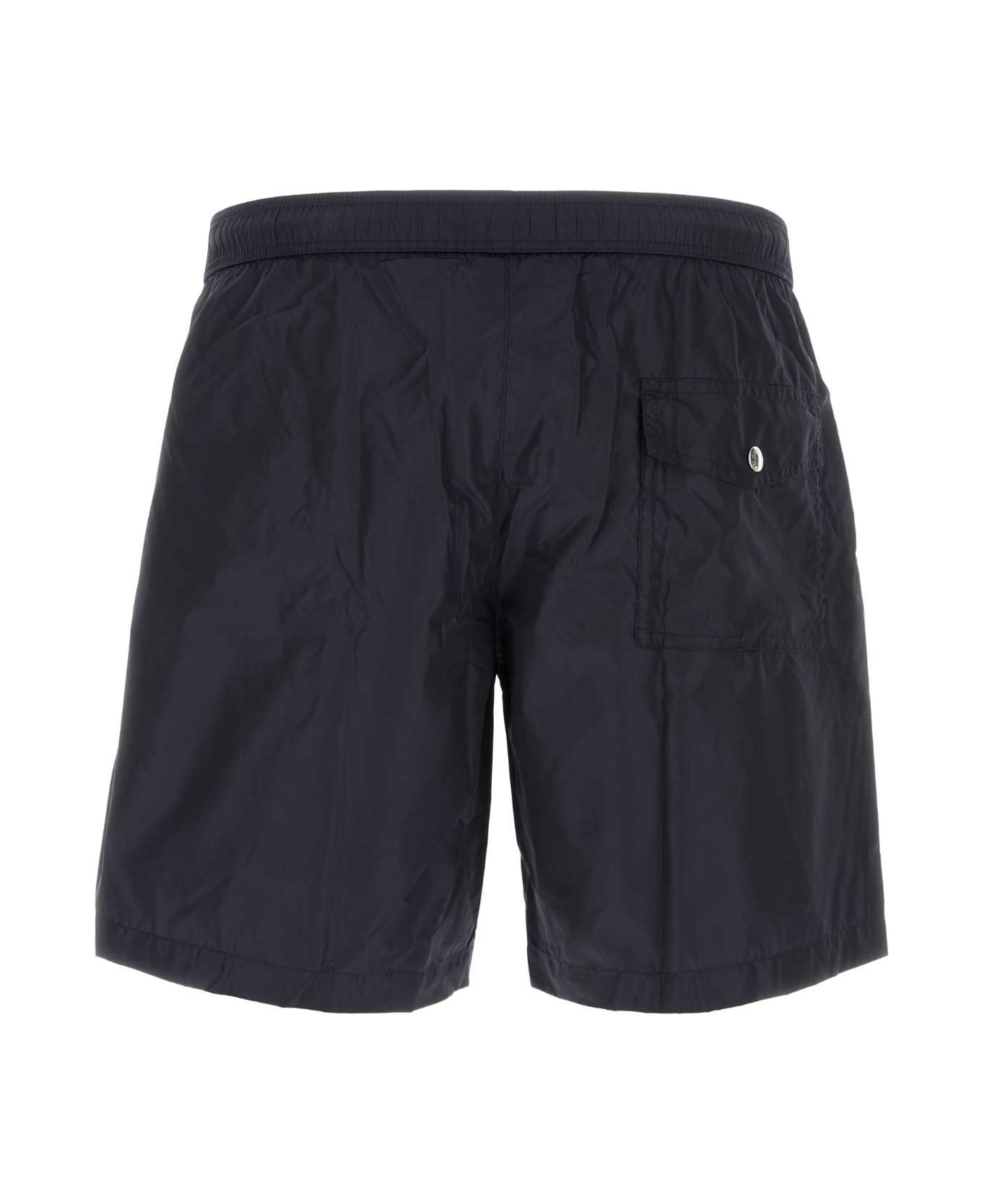 Moncler Navy Blue Nylon Swimming Shorts - 778