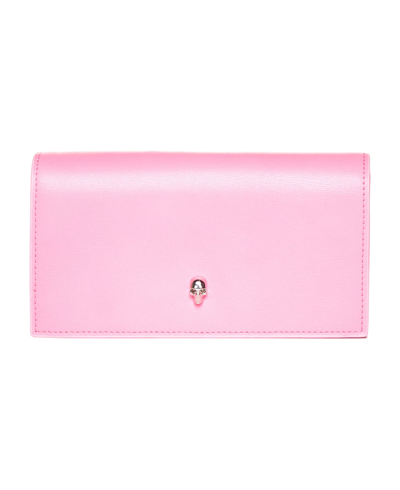 Alexander McQueen Leather Wallet - Fluo pink