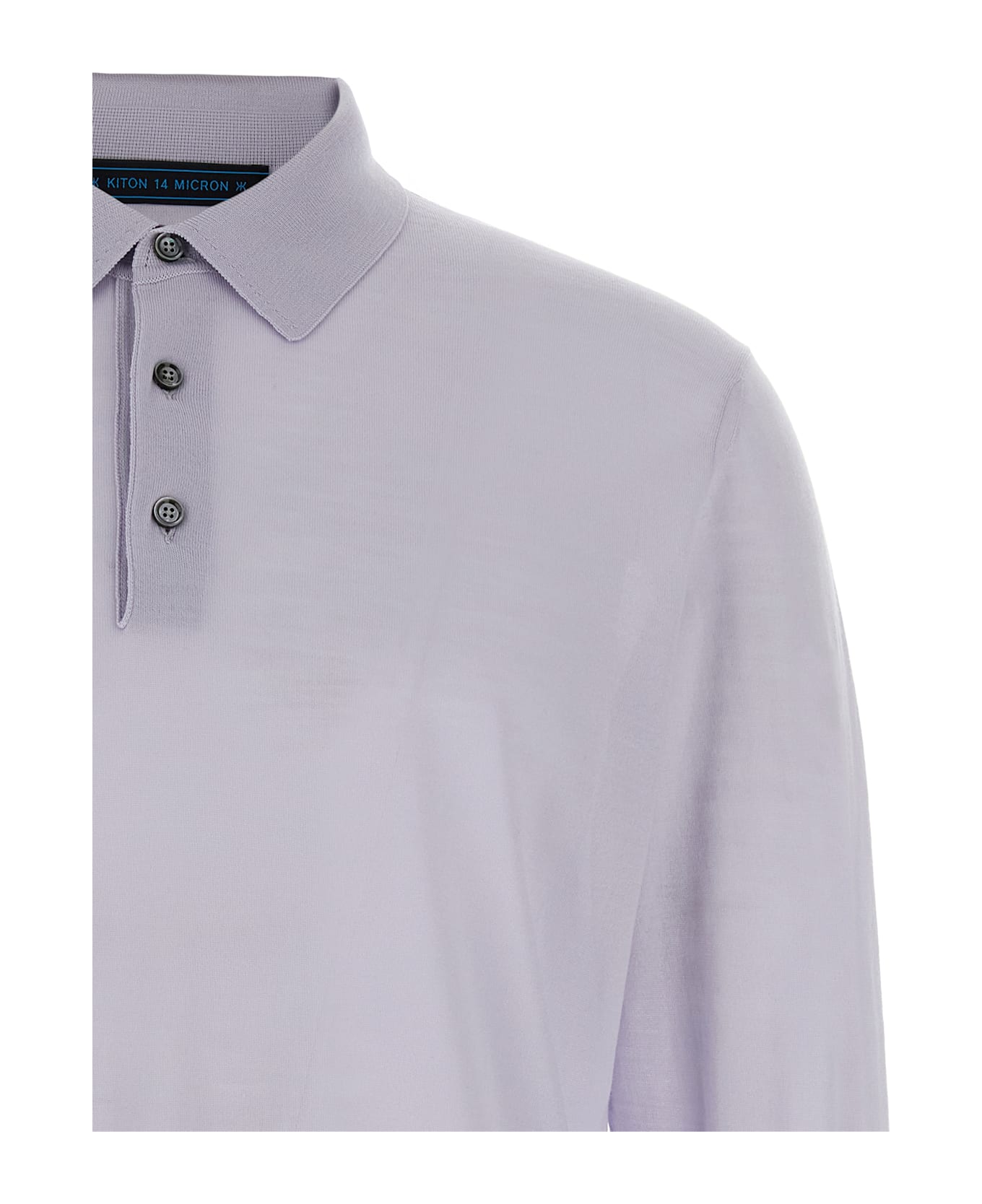 Kiton 
ciro
 Polo Shirt - Light Blue