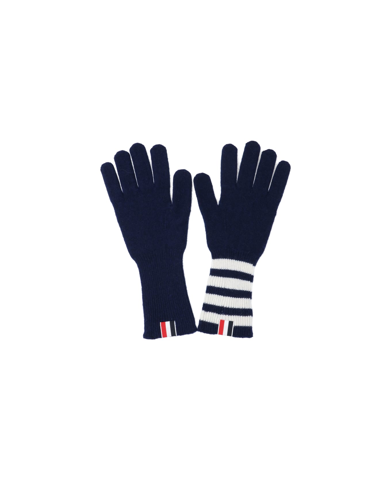 Thom Browne 
4-bar
 Gloves - Blue