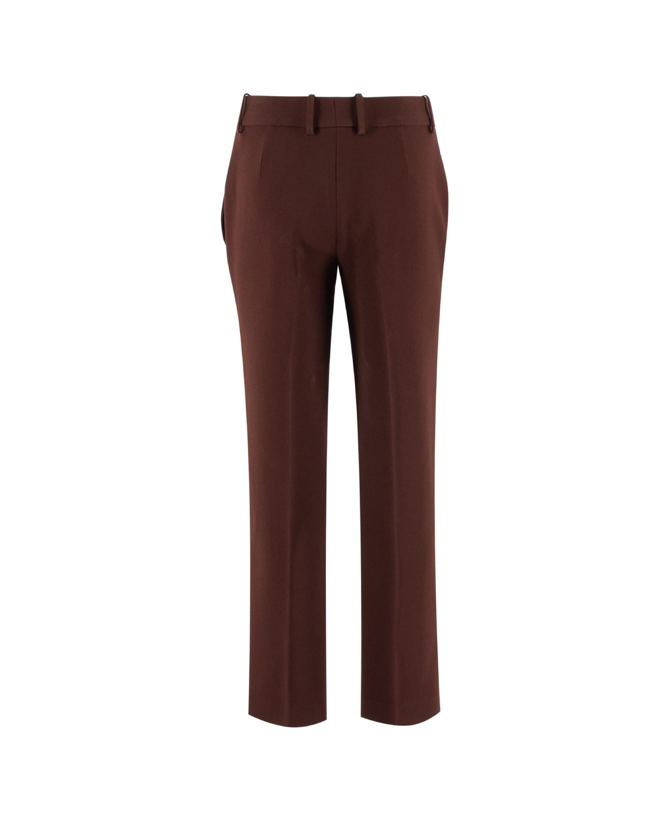 Ermanno Scervino Trousers - DEEP MAHOGANY/VINO