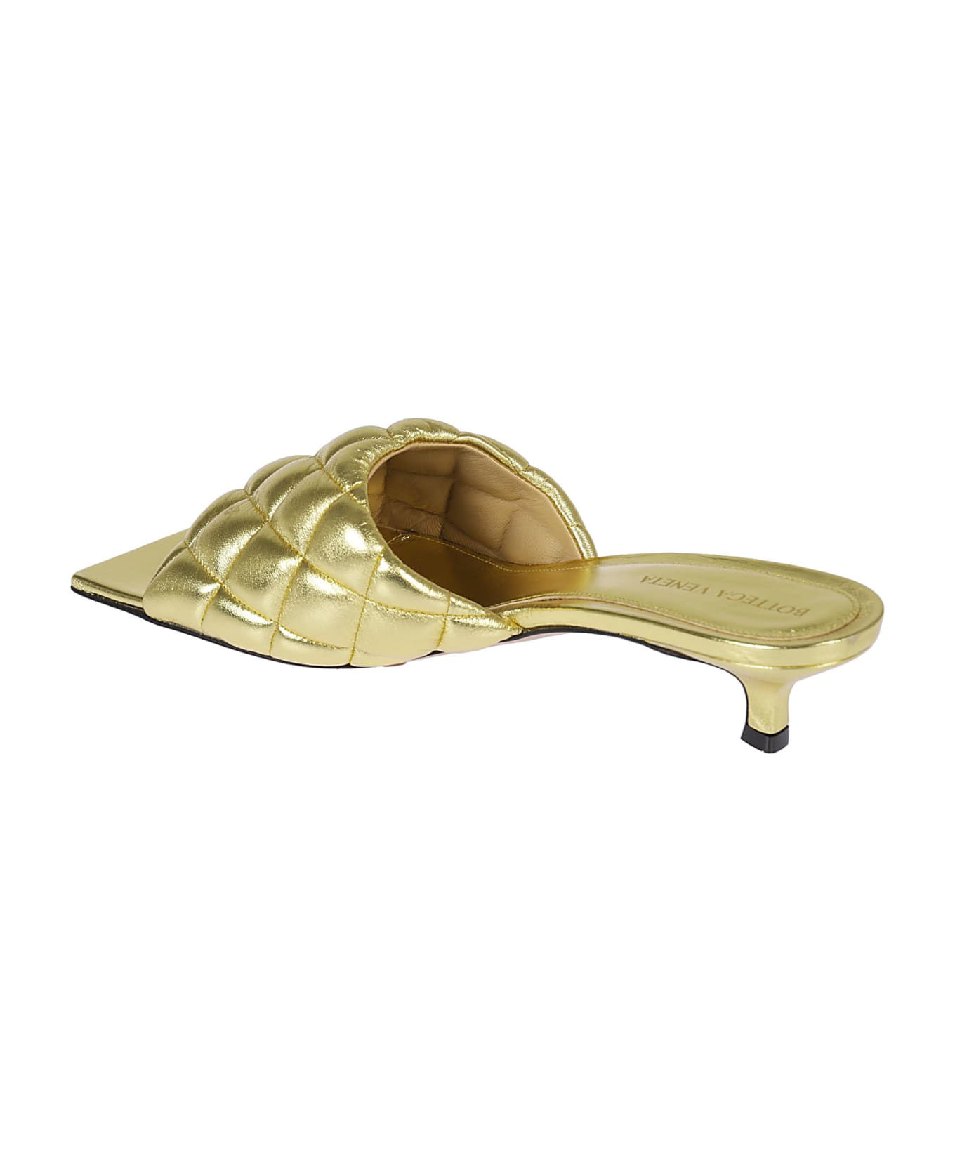 Bottega Veneta Padded Sandals - Gold