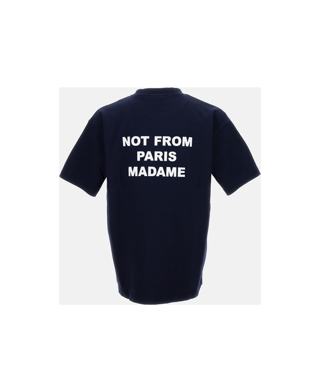 Drôle de Monsieur Men's Cotton T-shirts - Blue