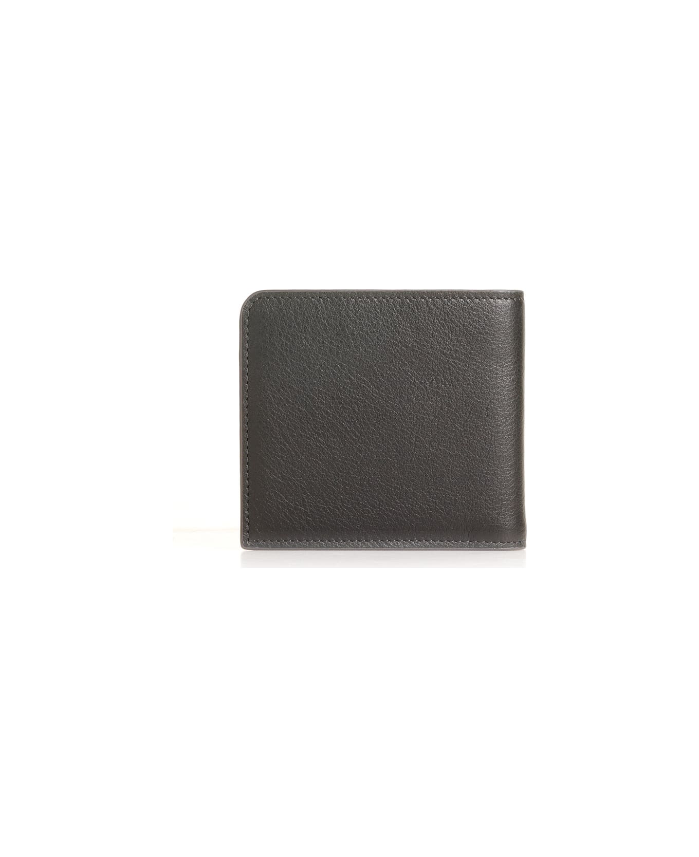 Hogan Leather Wallet With Logo - NERO