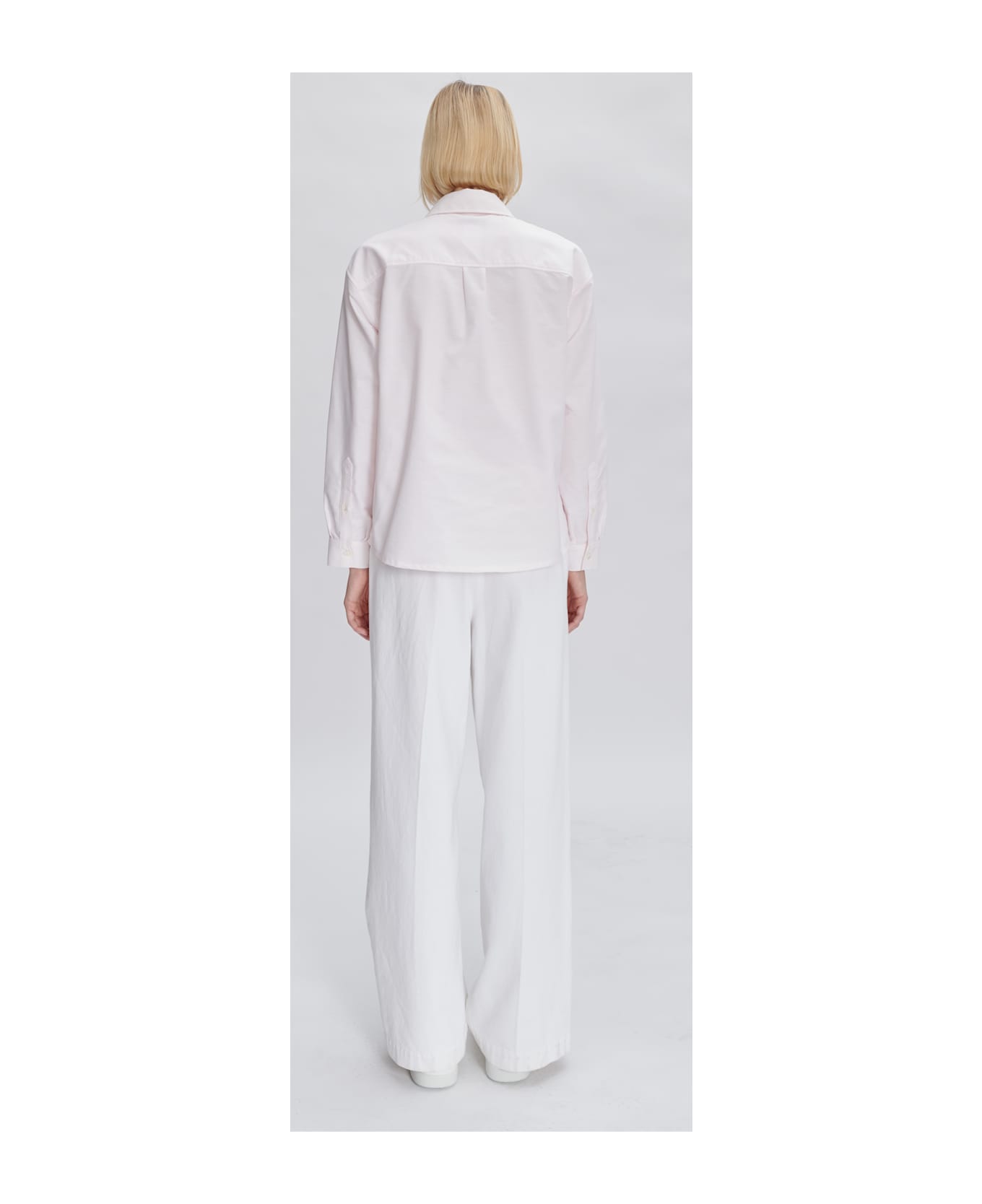 A.P.C. Chemise Boyfriend Brodee - Fab Rose Pale