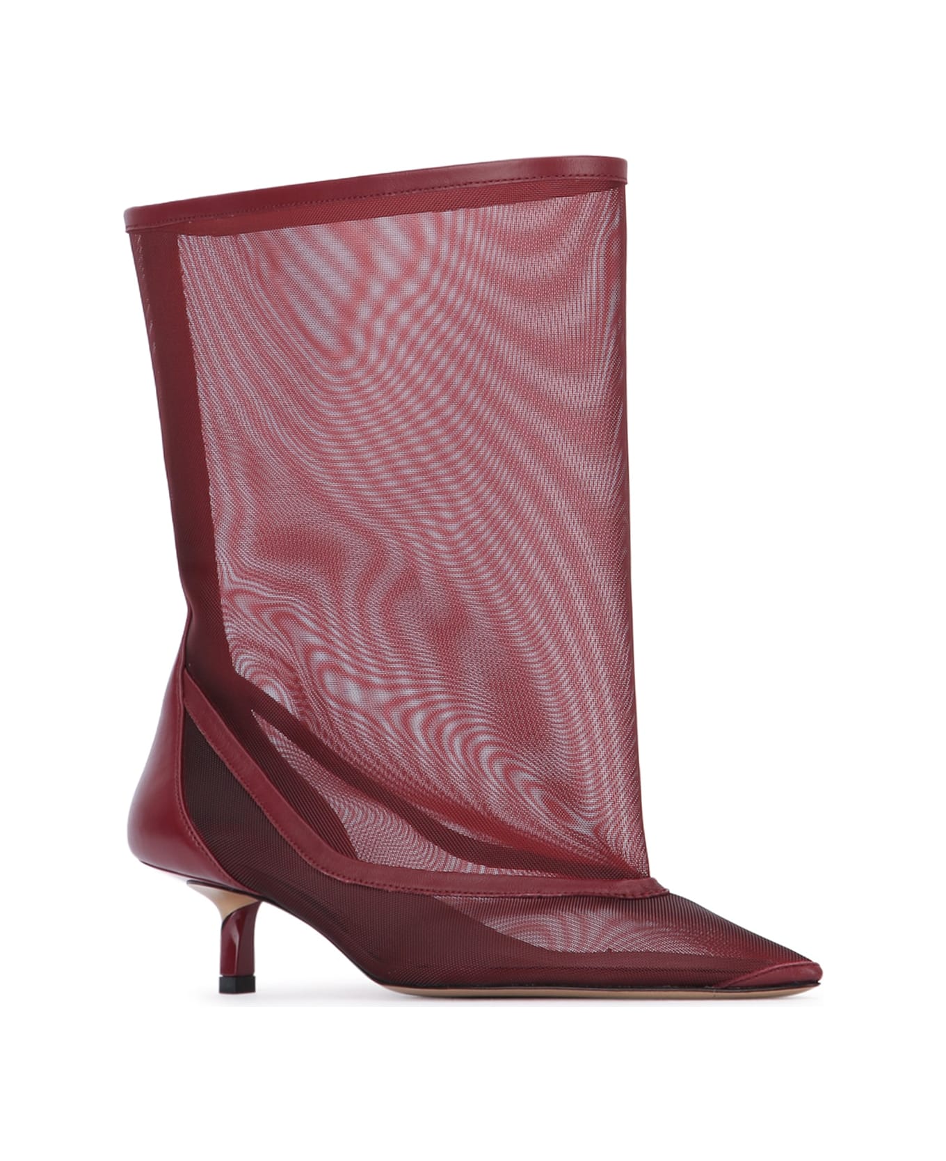 Jacquemus Les Bottes Tourni - BURGUNDY