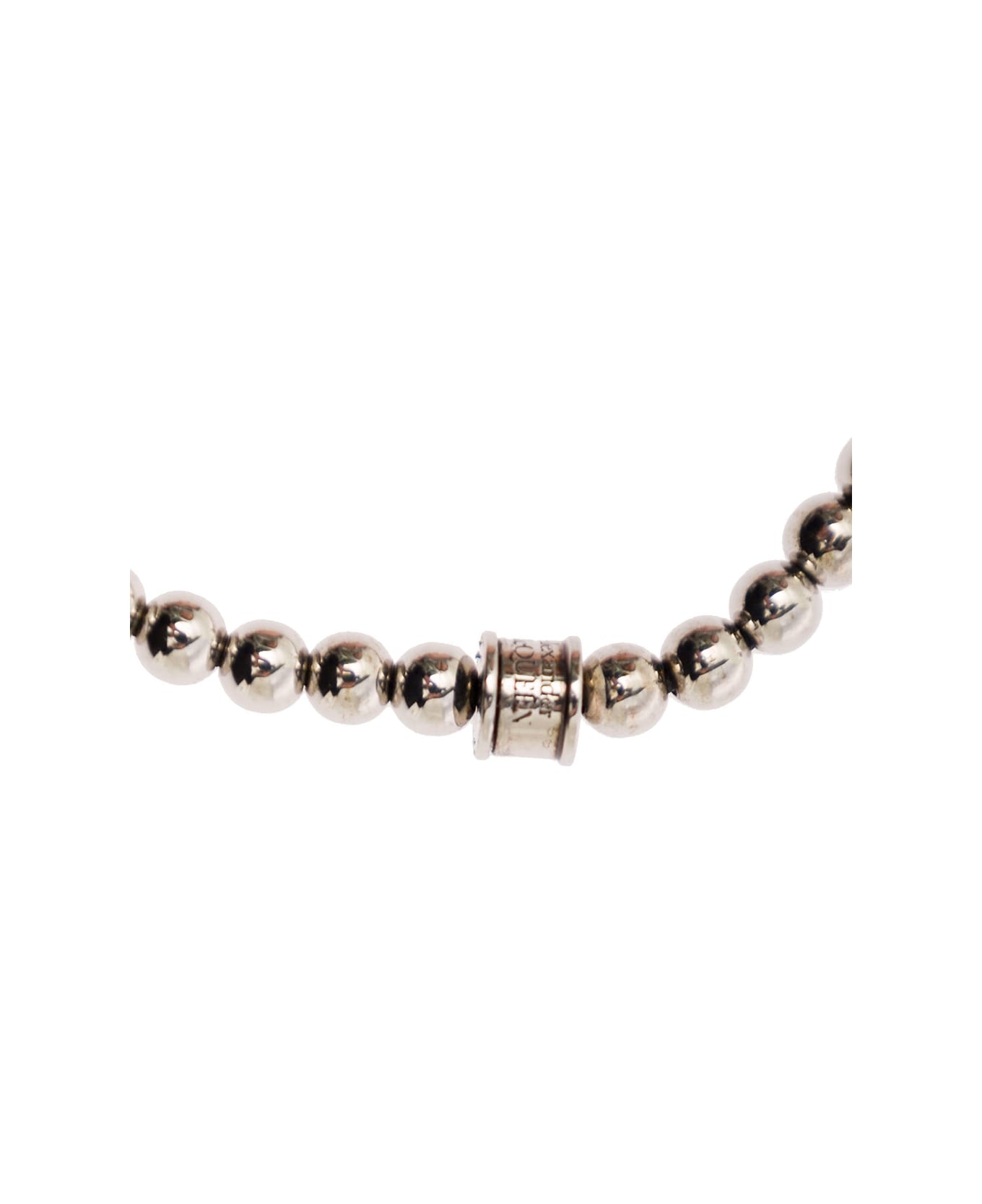 Alexander McQueen Metal Bead Bracelet - Metallic