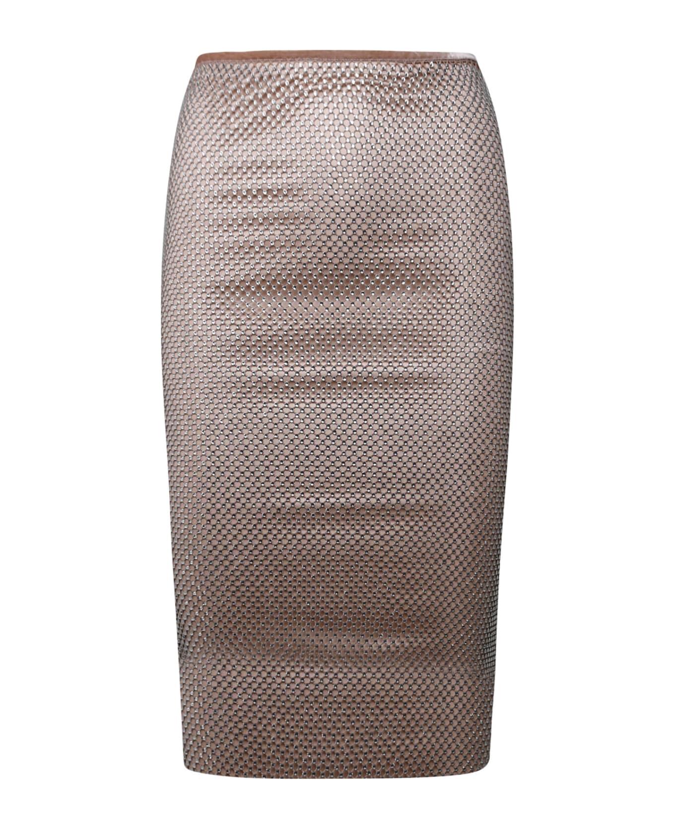 SportMax Senior Silver Viscose Skirt - Nude スカート