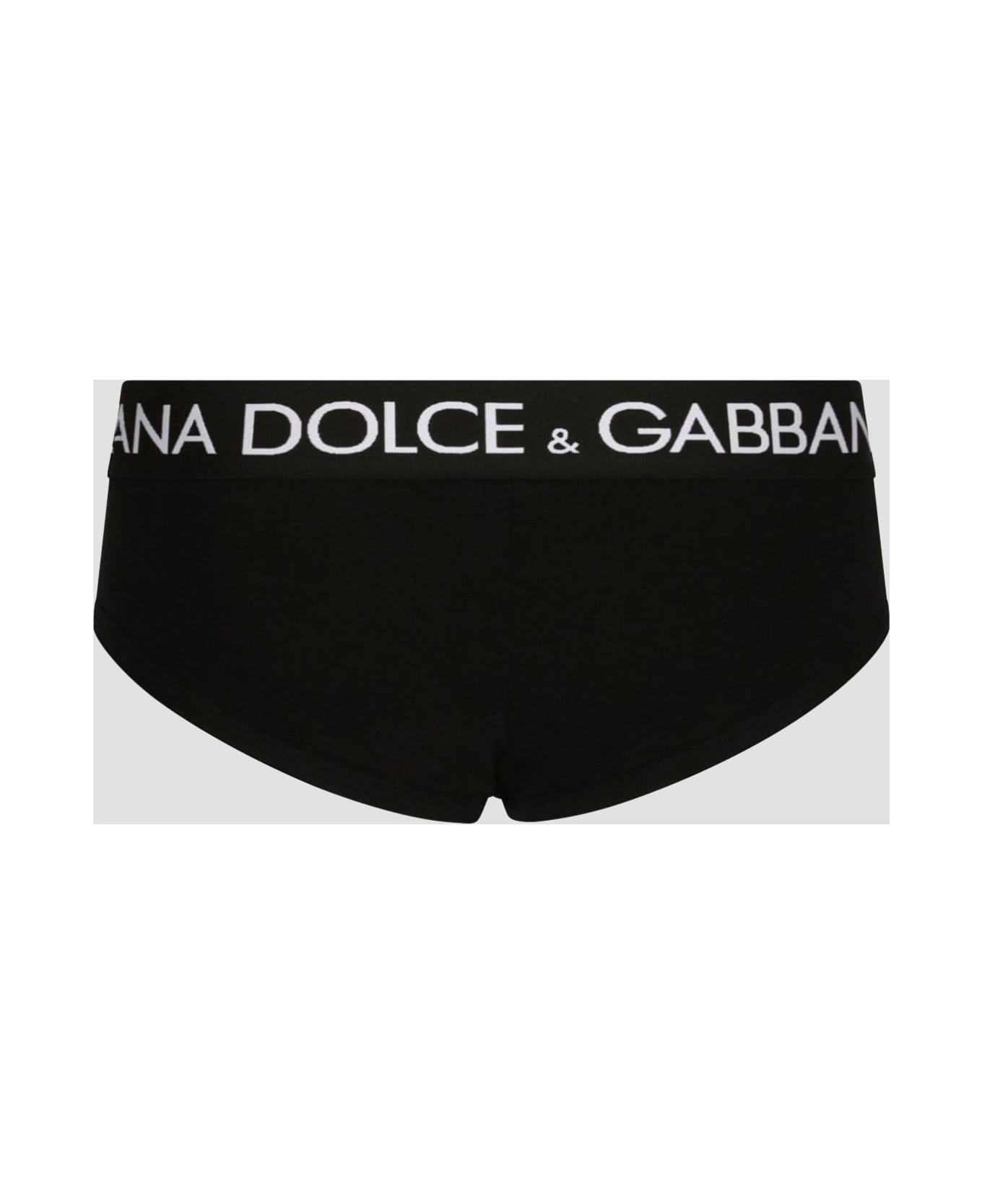 Dolce 
Gabbana Black Cotton Underwear - Black