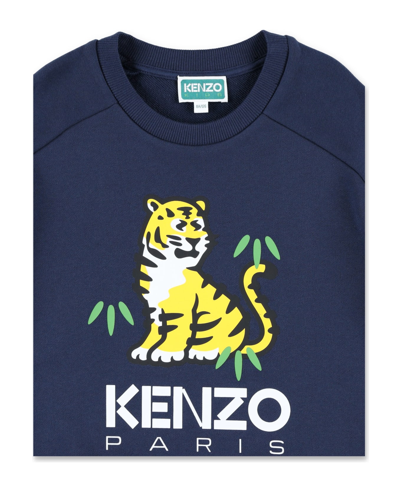Kenzo Kids Tiger Print Sweatshirt - NAVY
