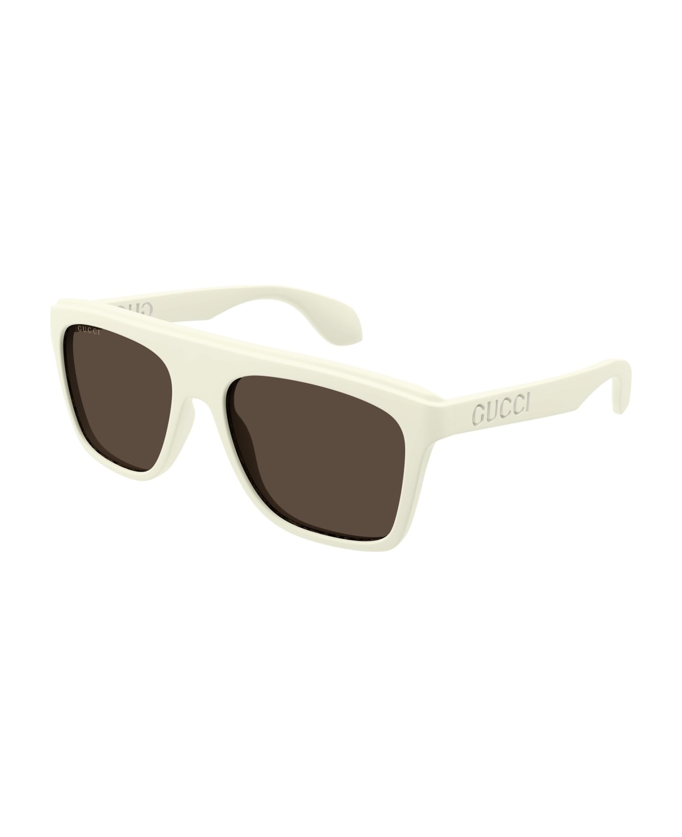 Gucci Eyewear Sunglasses - Avorio/Marrone サングラス
