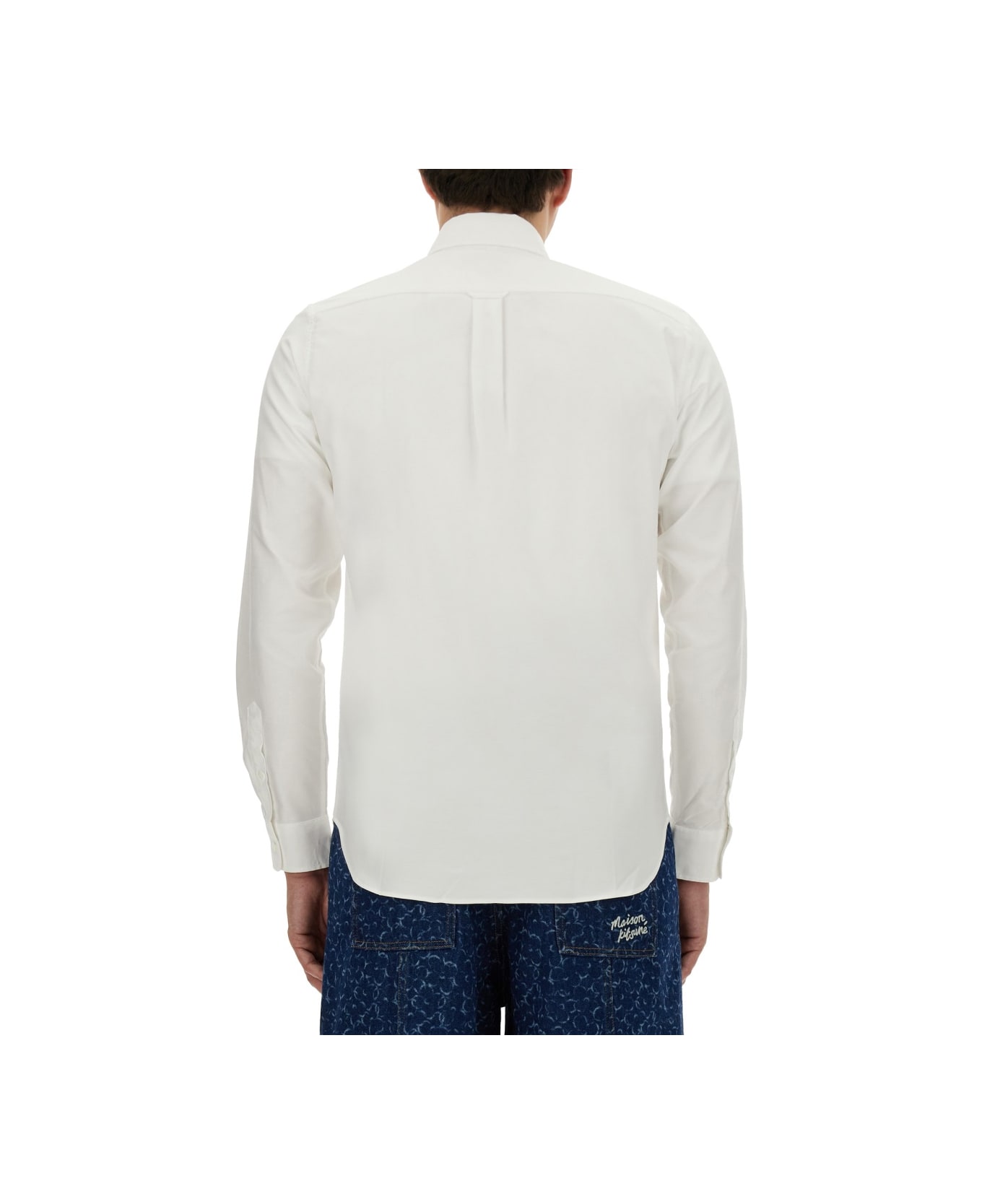 Maison Kitsuné "fox Head" Shirt - WHITE シャツ