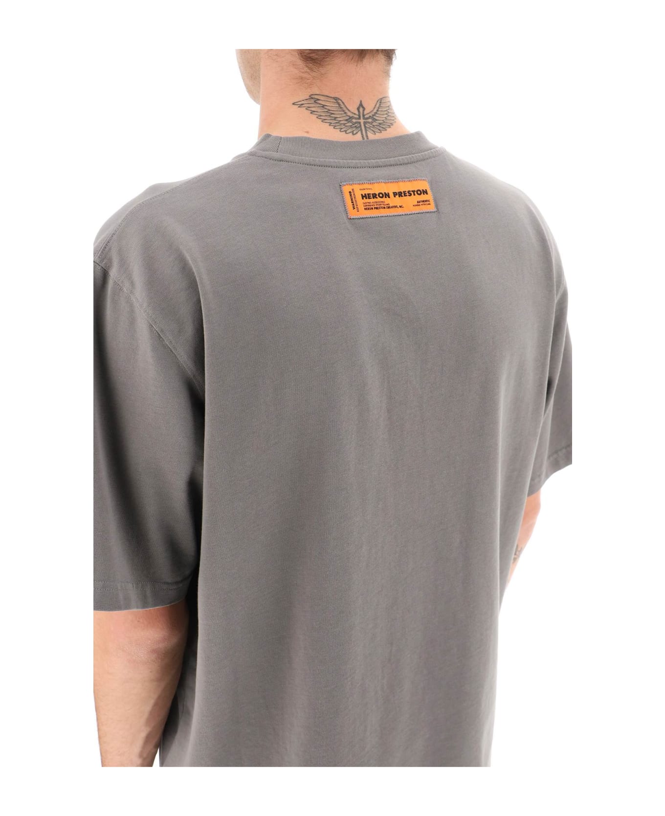 HERON PRESTON Oversize T-shirt - grey