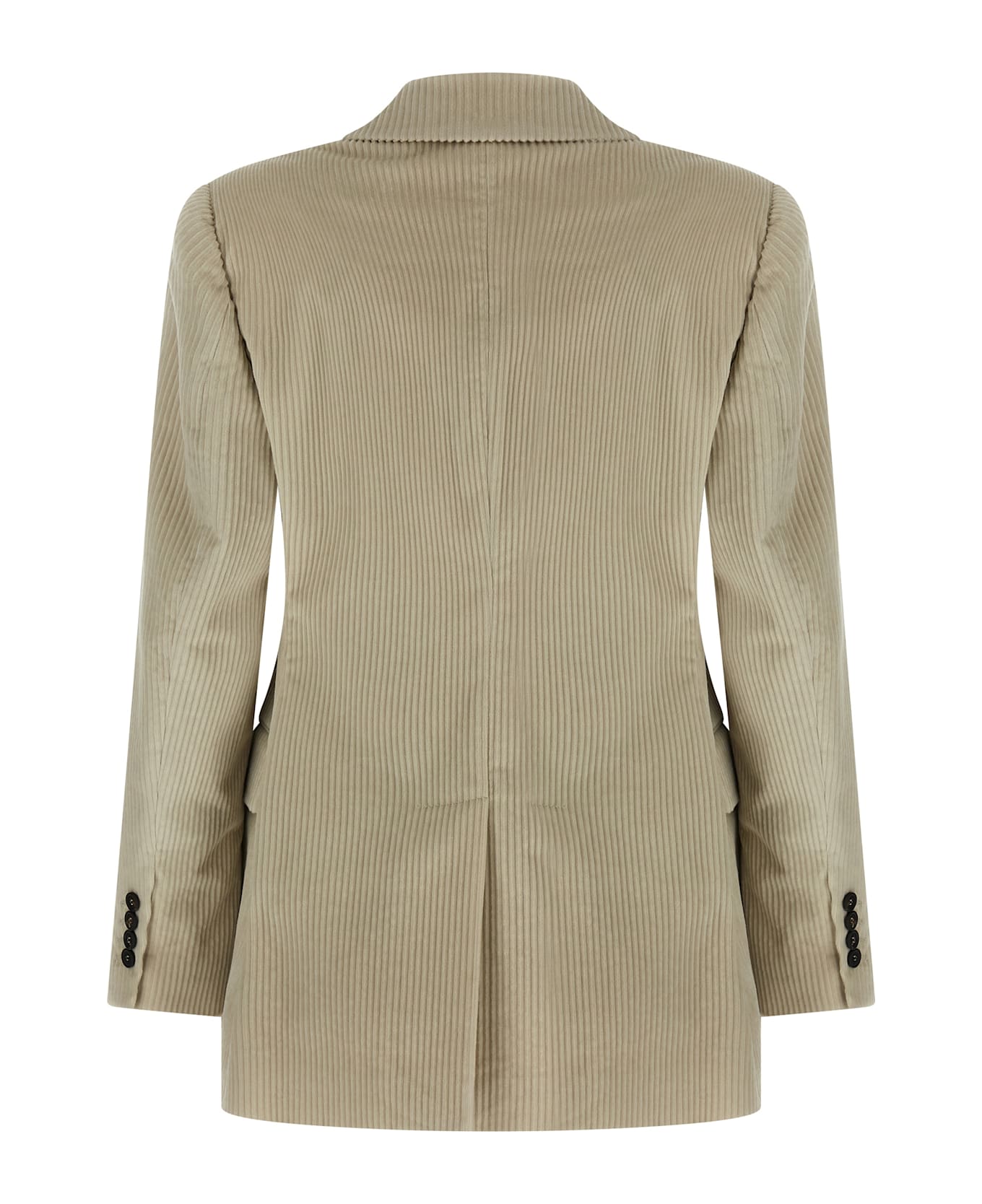 Brunello Cucinelli Velvet Blazer - Beige