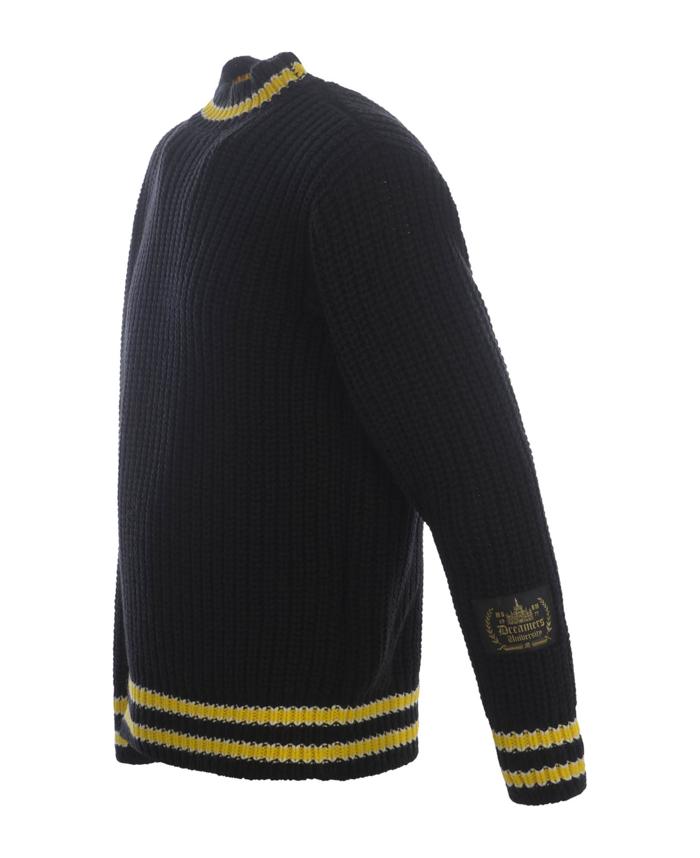 MSGM Sweater Msgm In Virgin Wool Blend - Nero