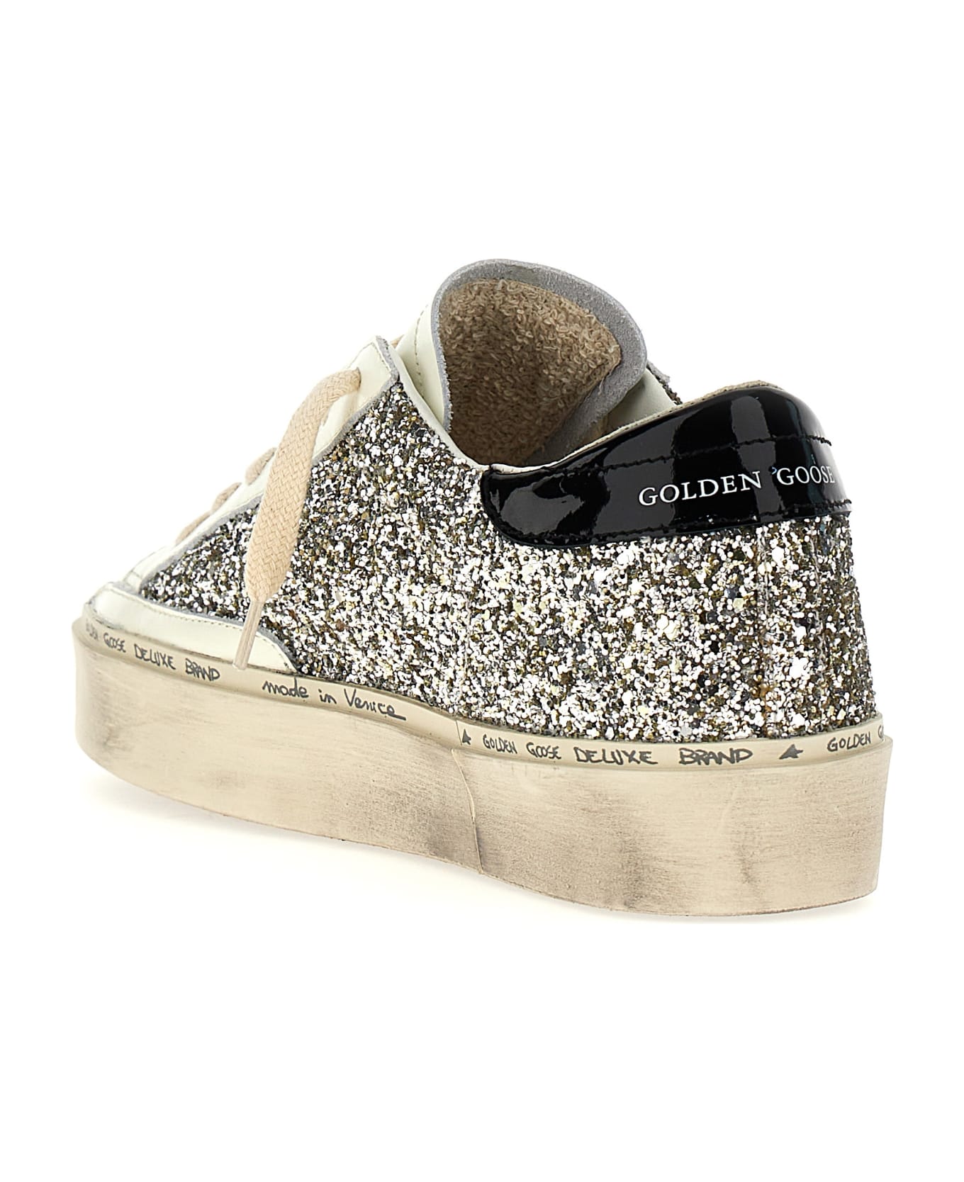 Golden Goose 'hi Star' Sneakers - Silver