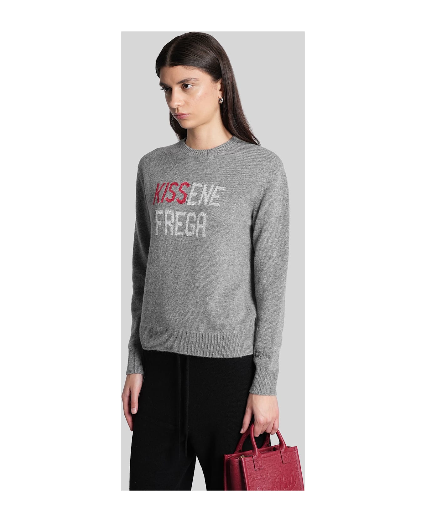 MC2 Saint Barth New Queen Knitwear In Grey Cotton - grey