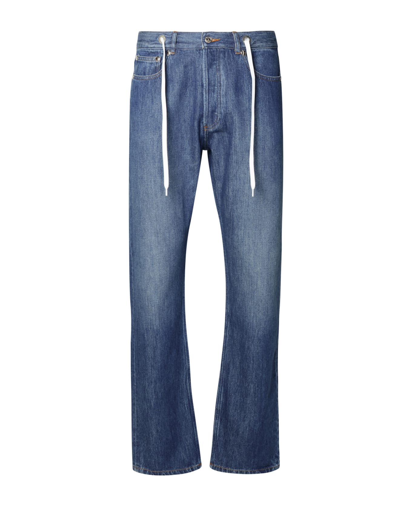 A.P.C. 'sureau' Blue Cotton Jeans - Blue デニム
