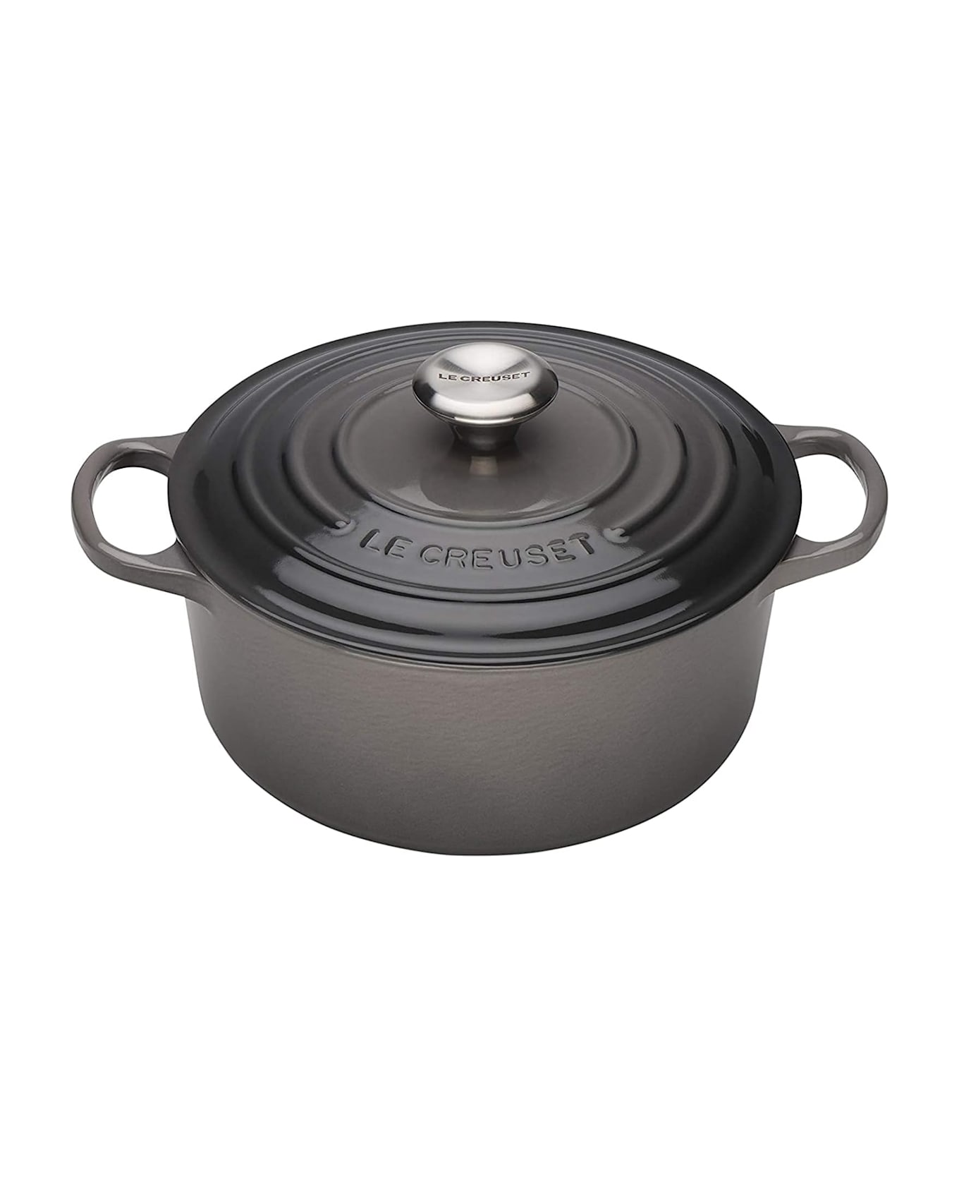 Le Creuset Cocotte Tonda 20 Cm Flint - Grigio