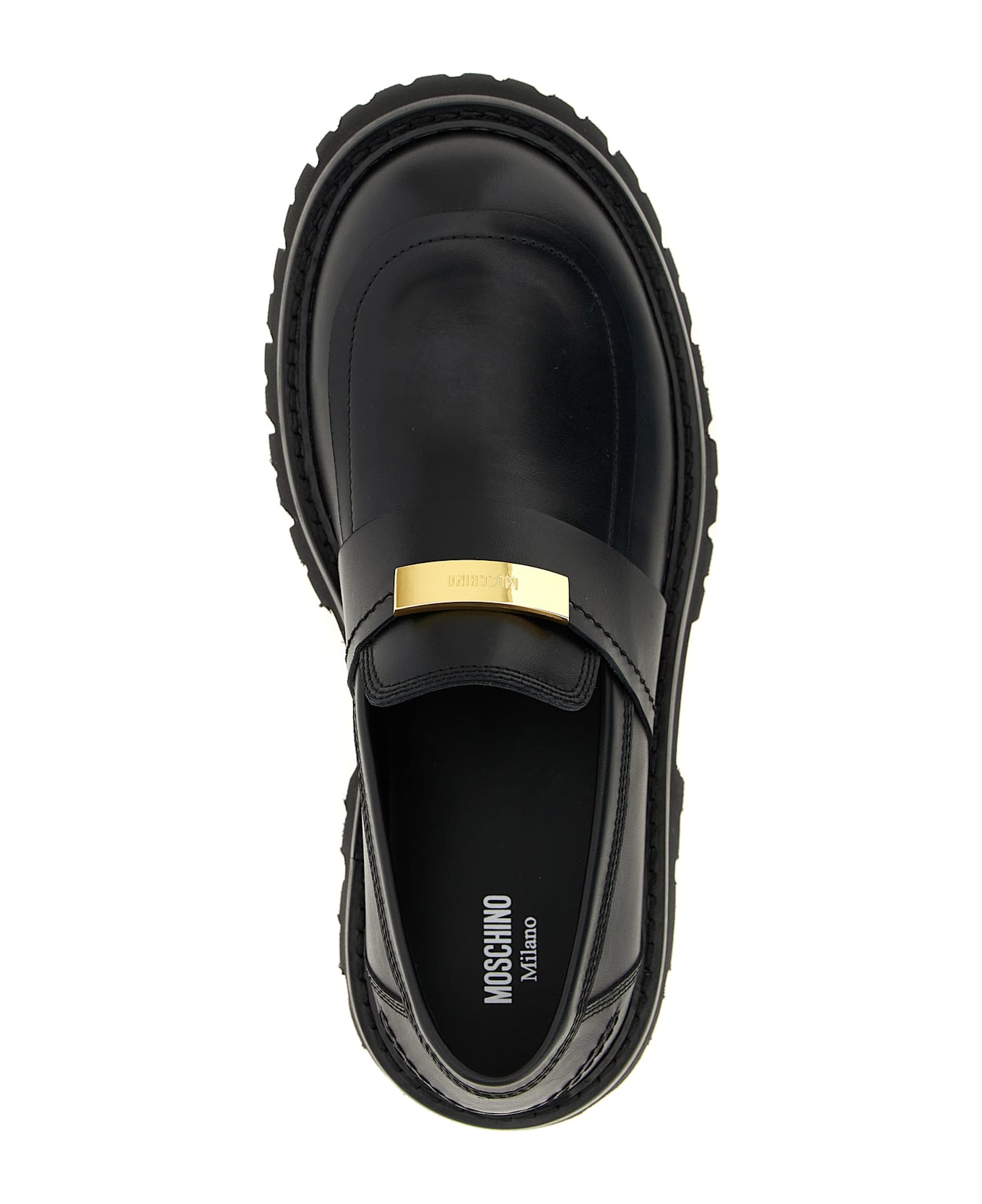 Moschino 'brick' Loafers - Black  