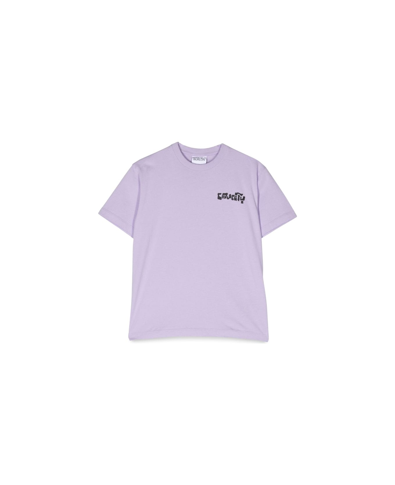 Marcelo Burlon Regular Ss T-shirt - LILAC