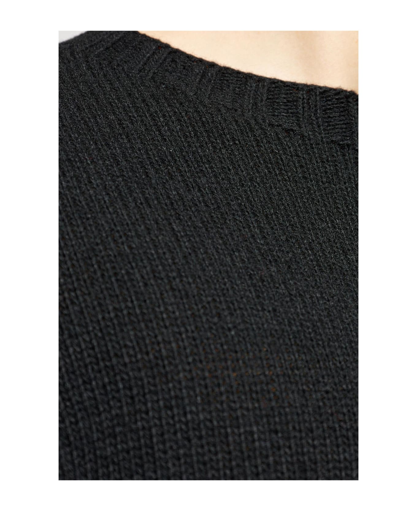 Palm Angels Crew Neck Sweater - Black Re