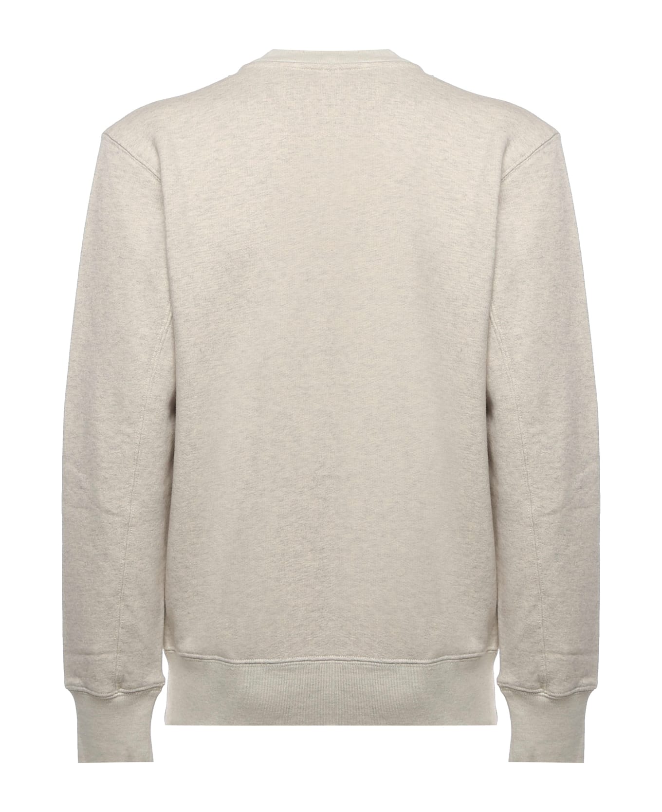Autry Melange Grey Cotton Autry X Maison Kitsunã© Sweatshirt - MK1M