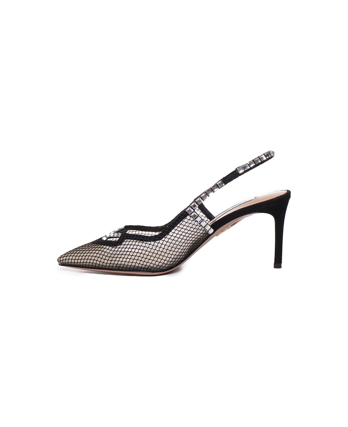 Aquazzura Forbidden Love Pump 75 - Black