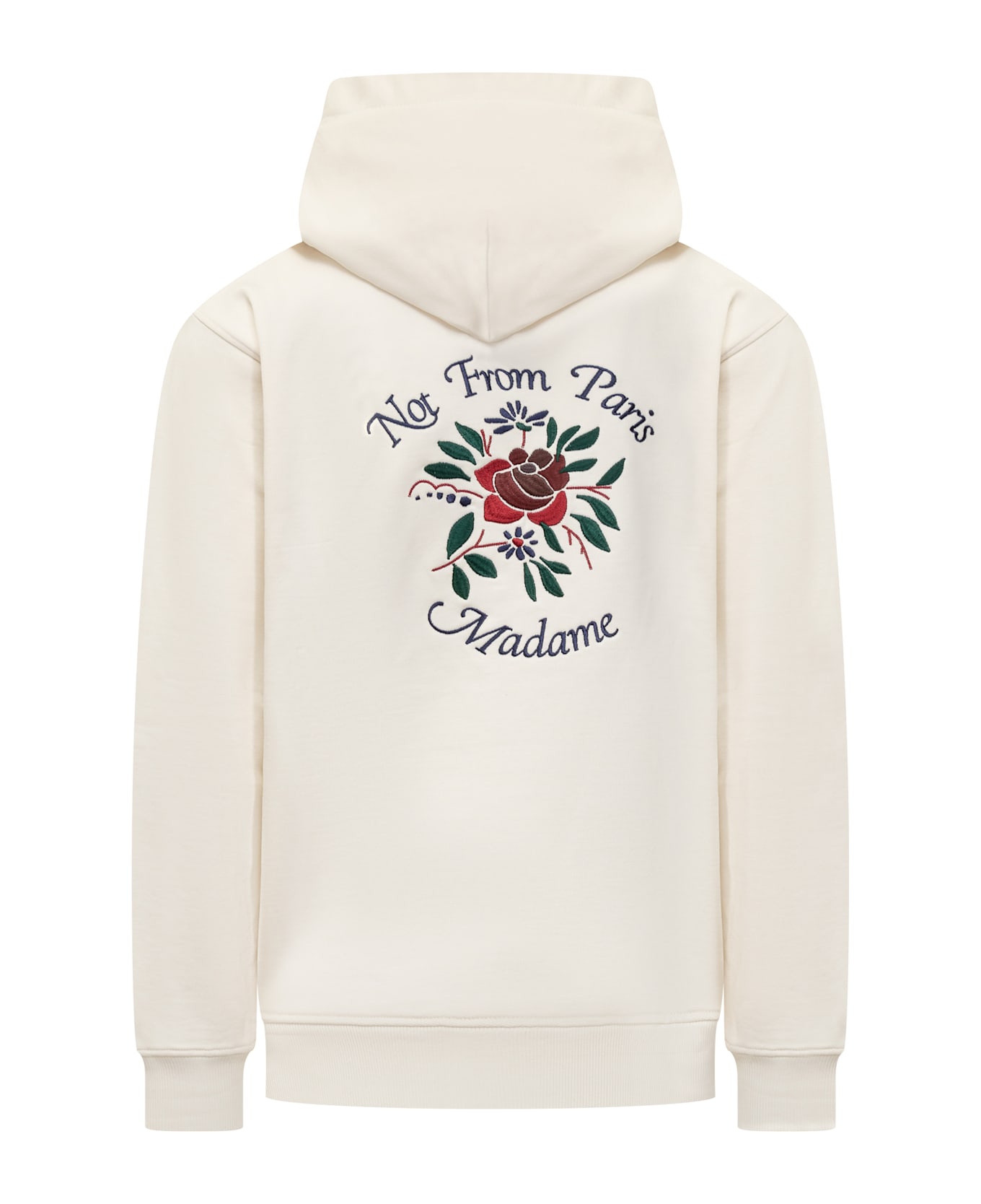 Drôle de Monsieur Le Slogan Hoodie - Cream