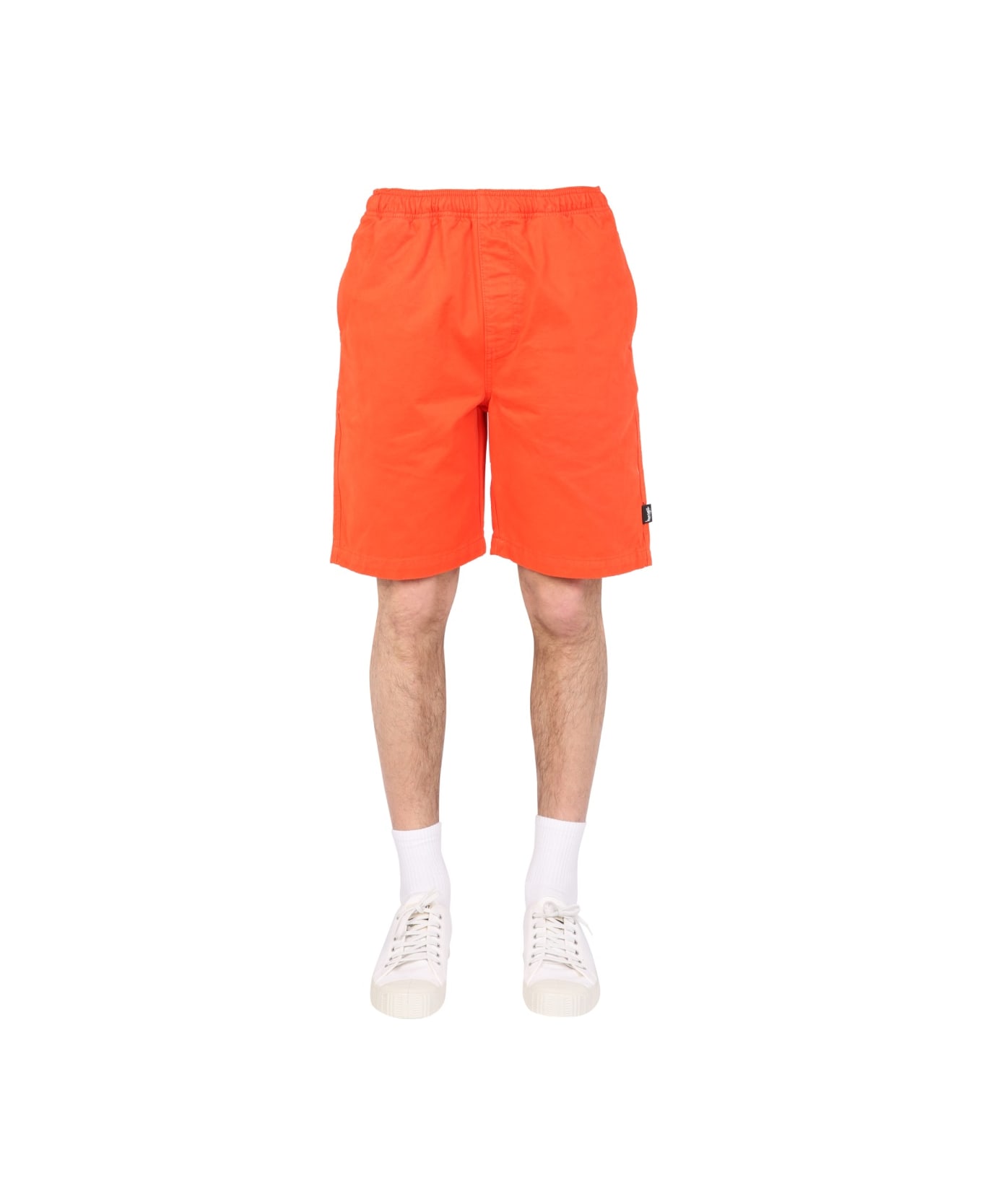 Stussy Logo Bermuda - ORANGE