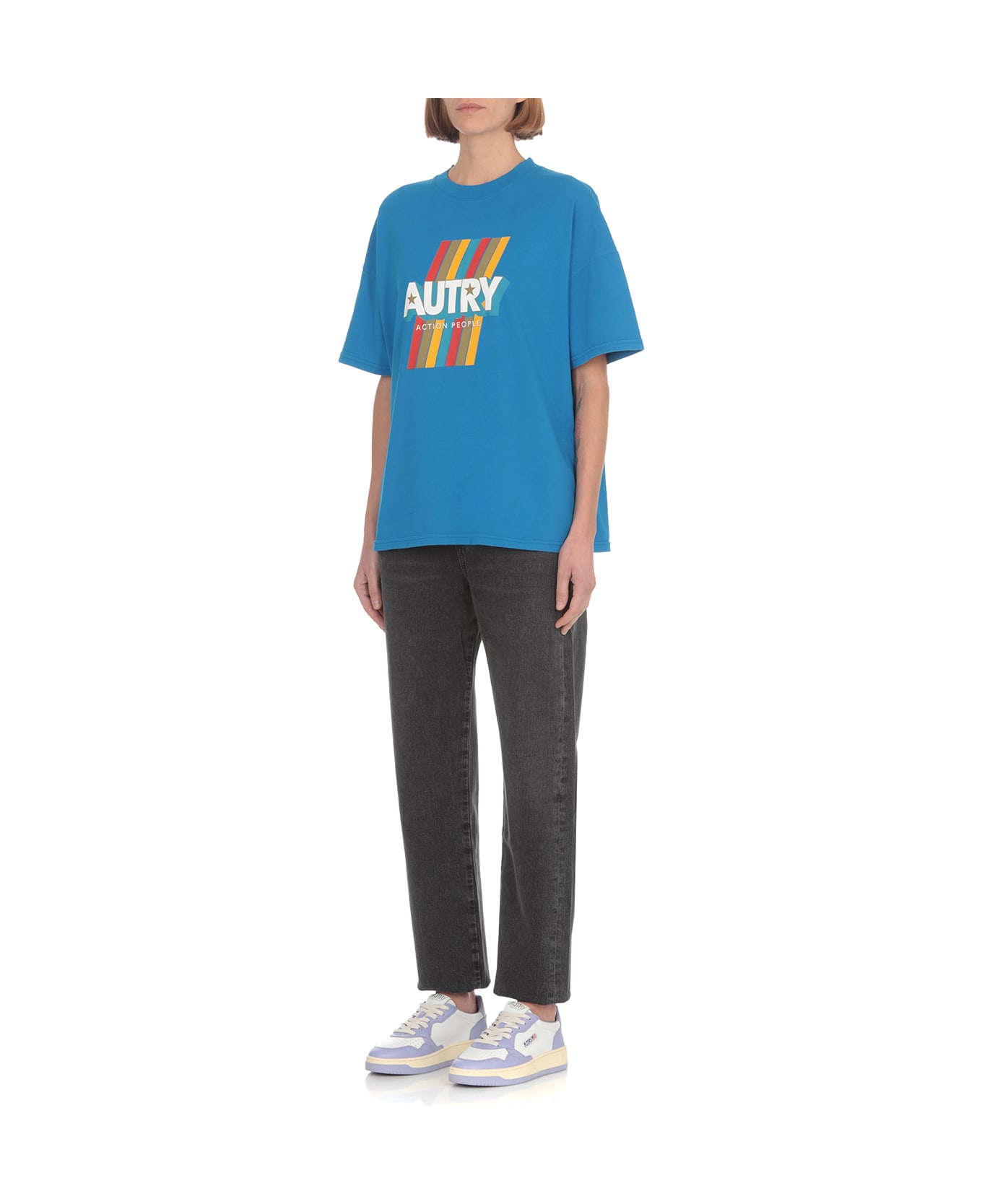Autry Aerobic Wom T-shirt - Blue