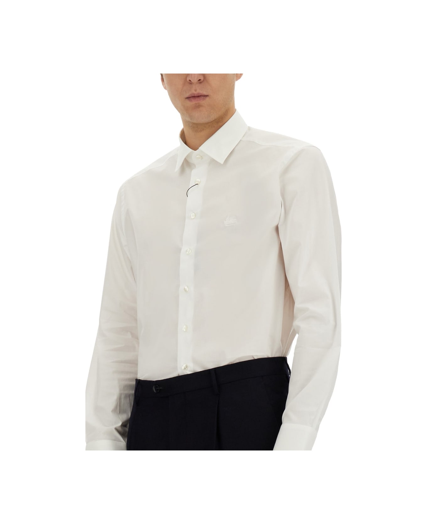 Etro Pegasus Logo Shirt - WHITE